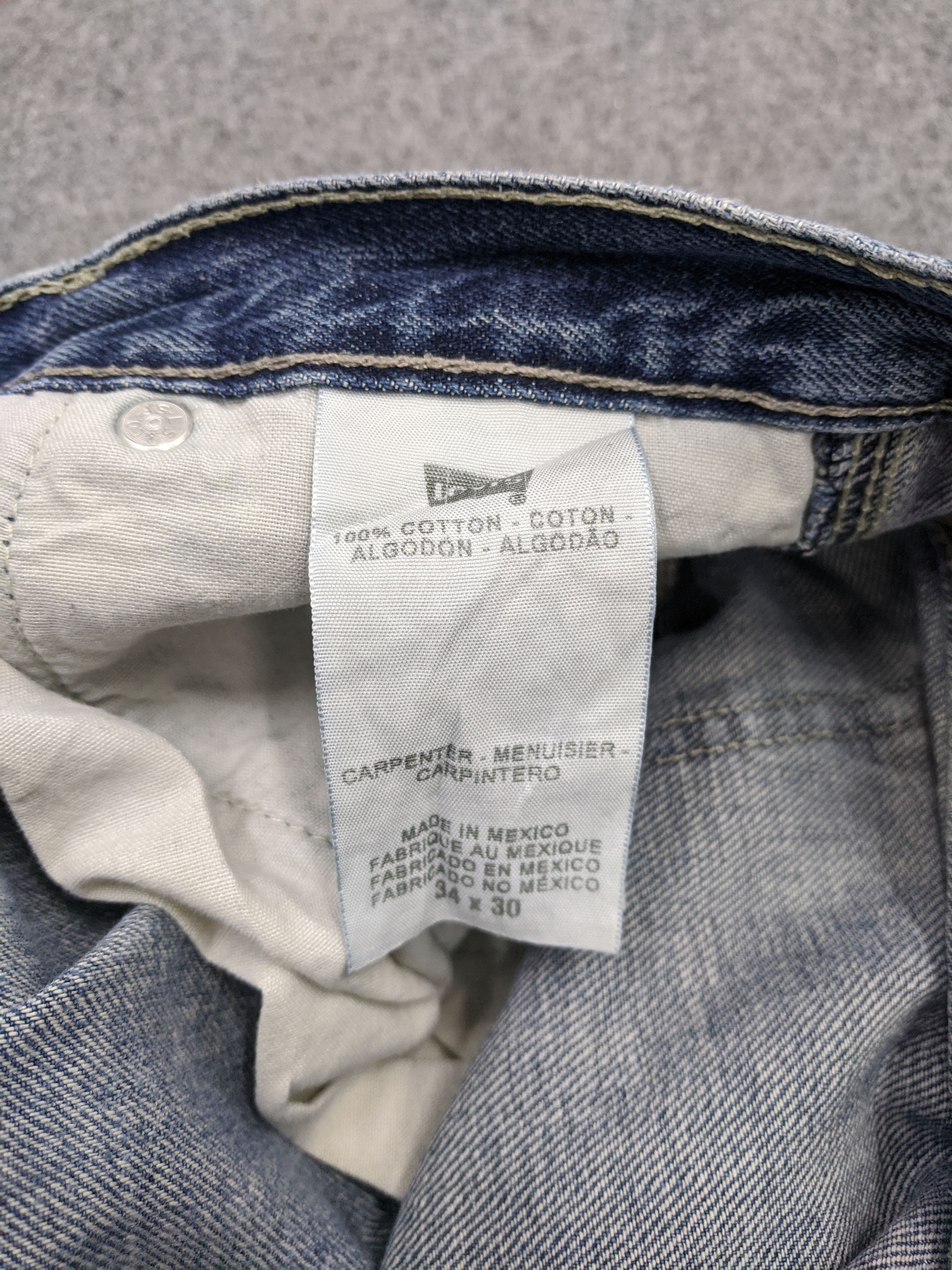Levi's Vintage Levis Carpenter Jeans DP0759 Size US 38 / EU 54 - 6 Thumbnail