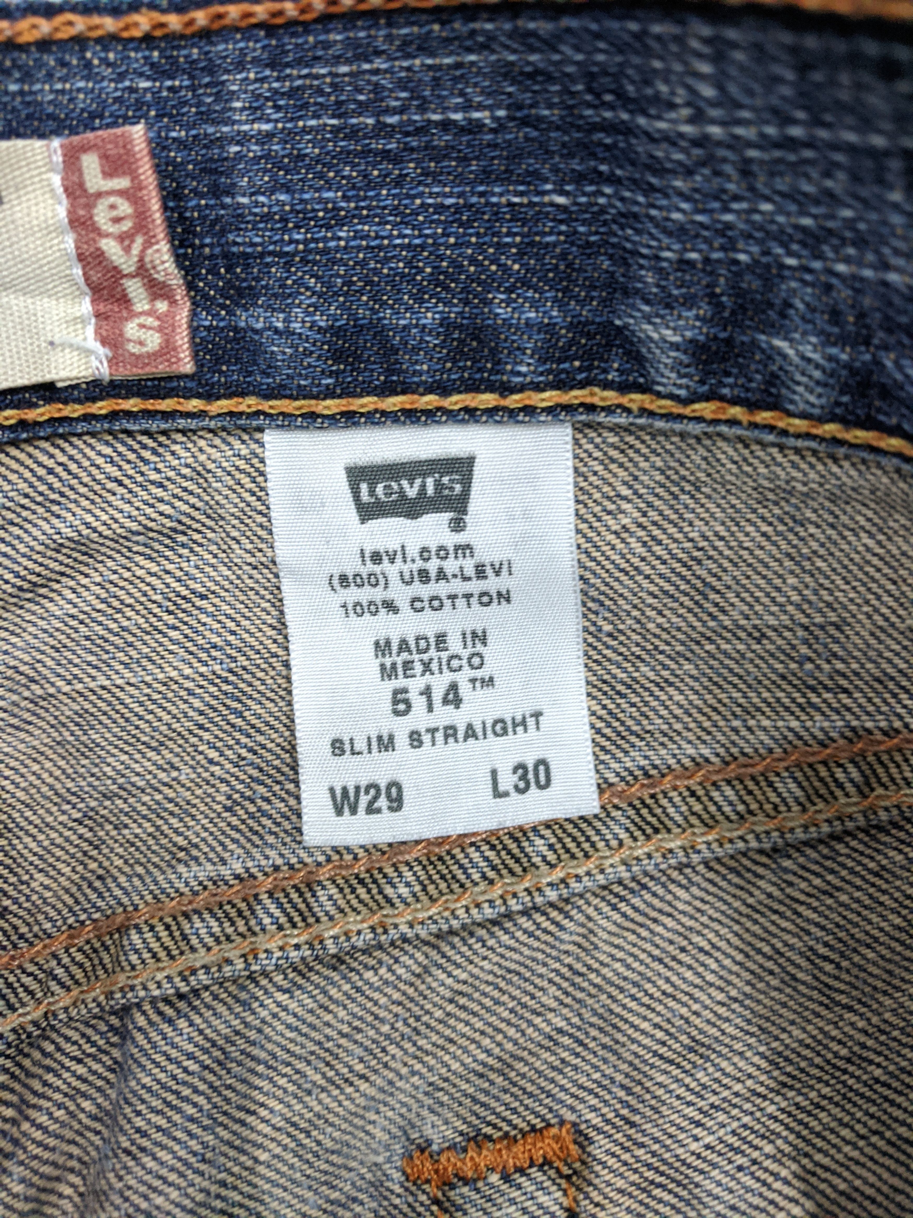 Levi's Vintage Levis 514 Jeans Lightwash DP0754 Size US 31 - 6 Thumbnail