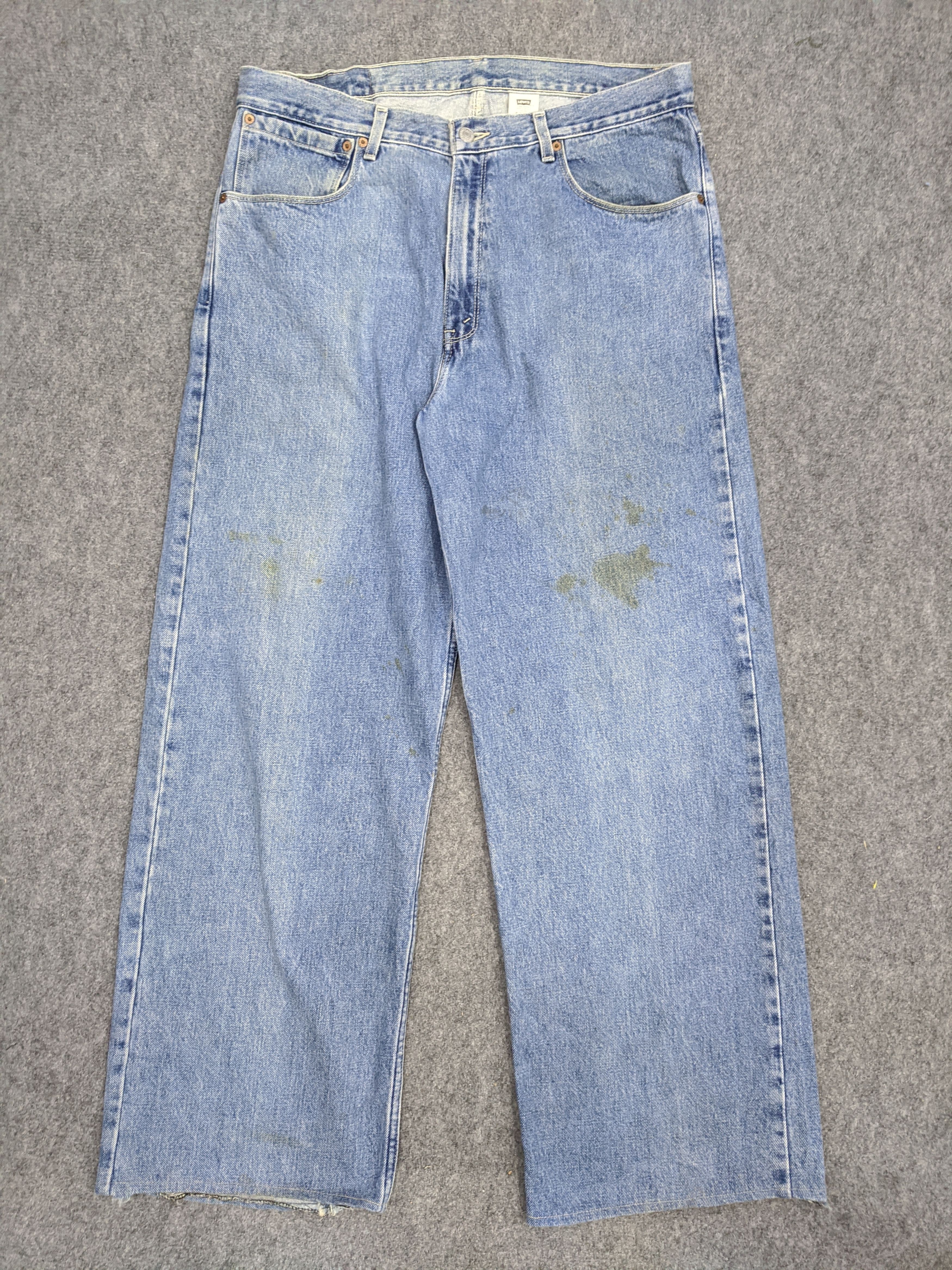 Levi's × Vintage Vintage 90s Levis 579 Jeans Acidwash Style DP0757 Size US 37 - 1 Thumbnail