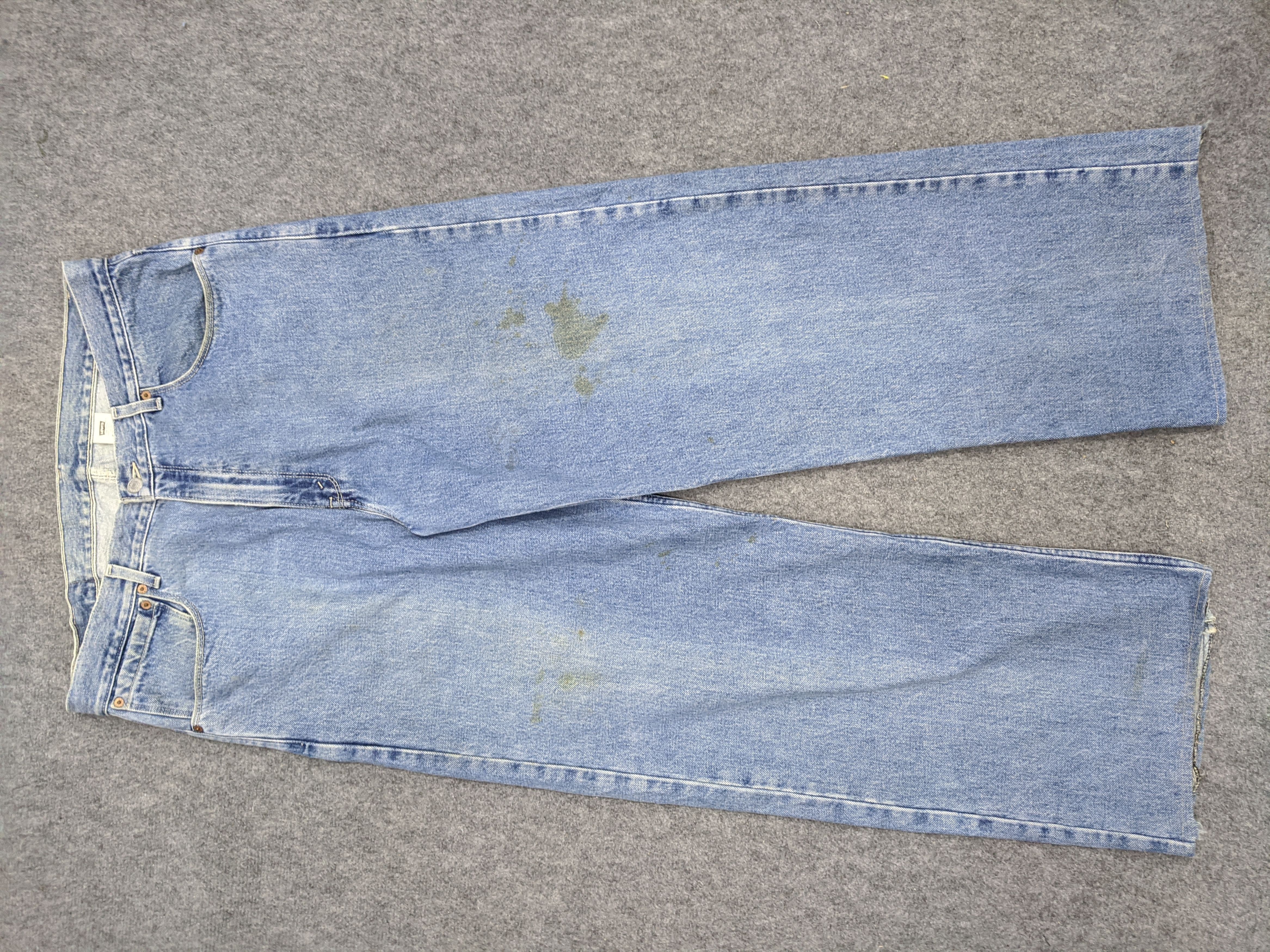 image of 90's Levis 579 Jeans Acidwash Style in Blue Denim, Men's (Size 37)