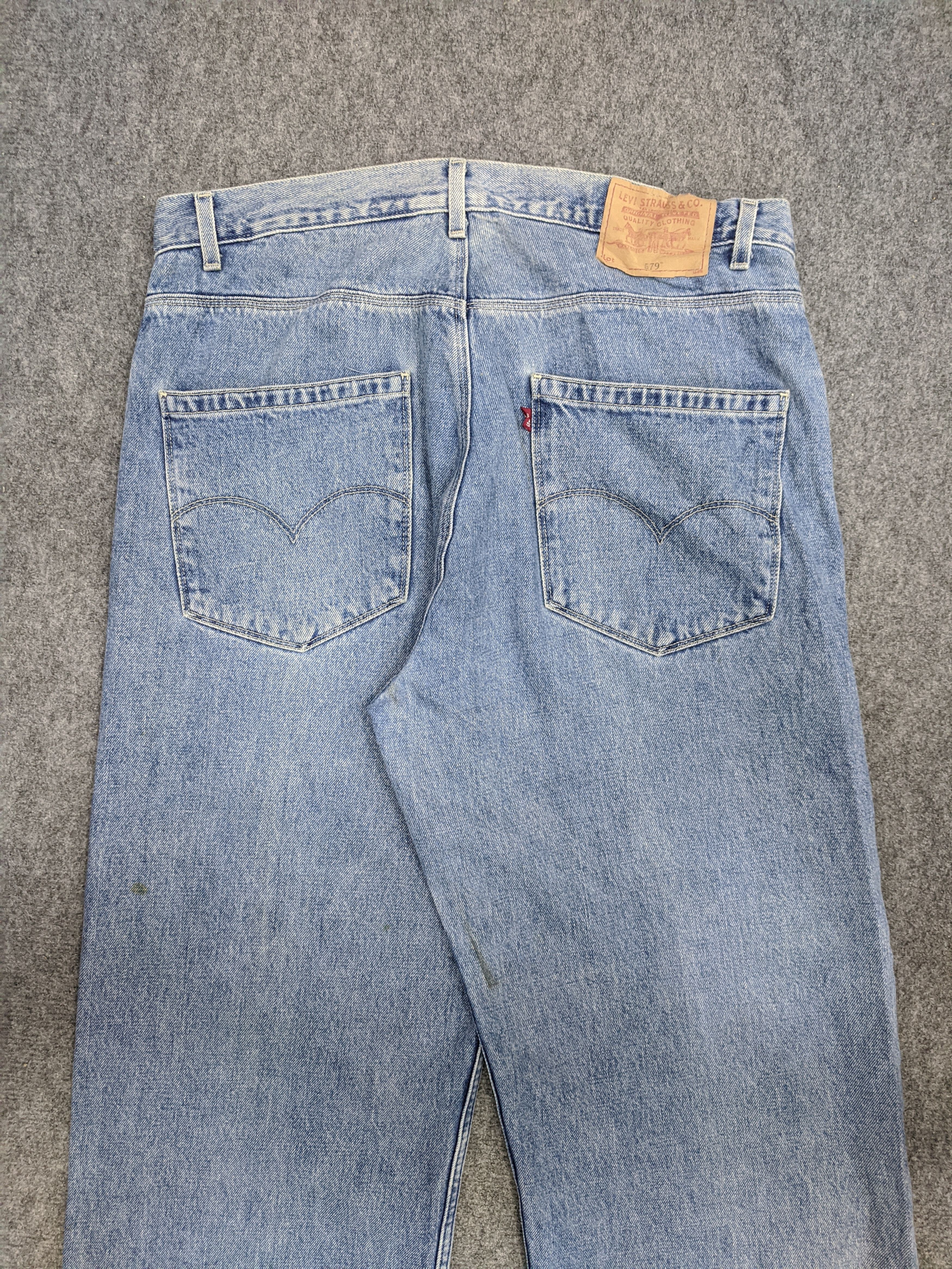 Levi's × Vintage Vintage 90s Levis 579 Jeans Acidwash Style DP0757 Size US 37 - 4 Thumbnail