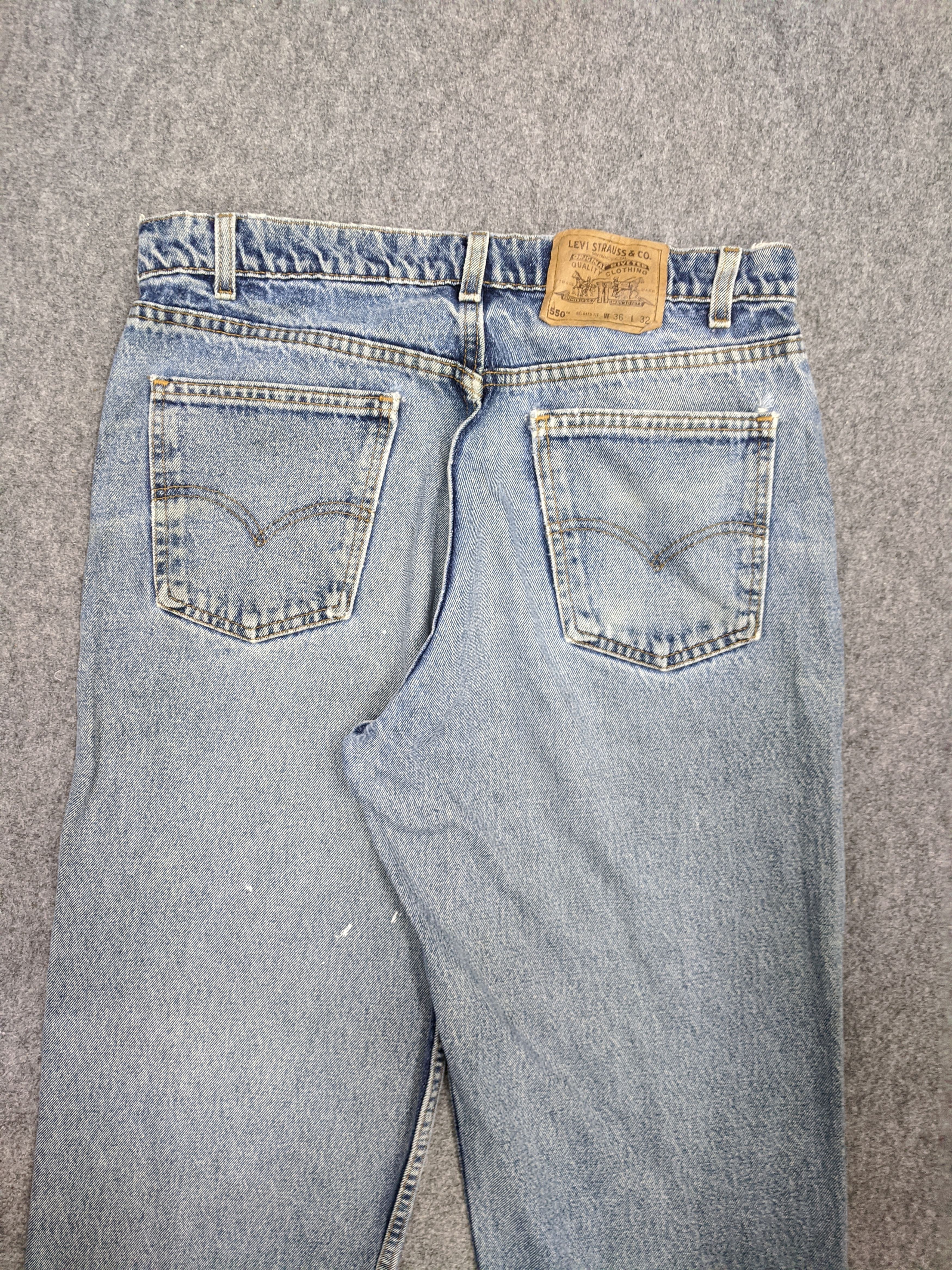 Levi's 90s Vintage Levis 550 Jeans DP0787 Size US 35 - 4 Thumbnail