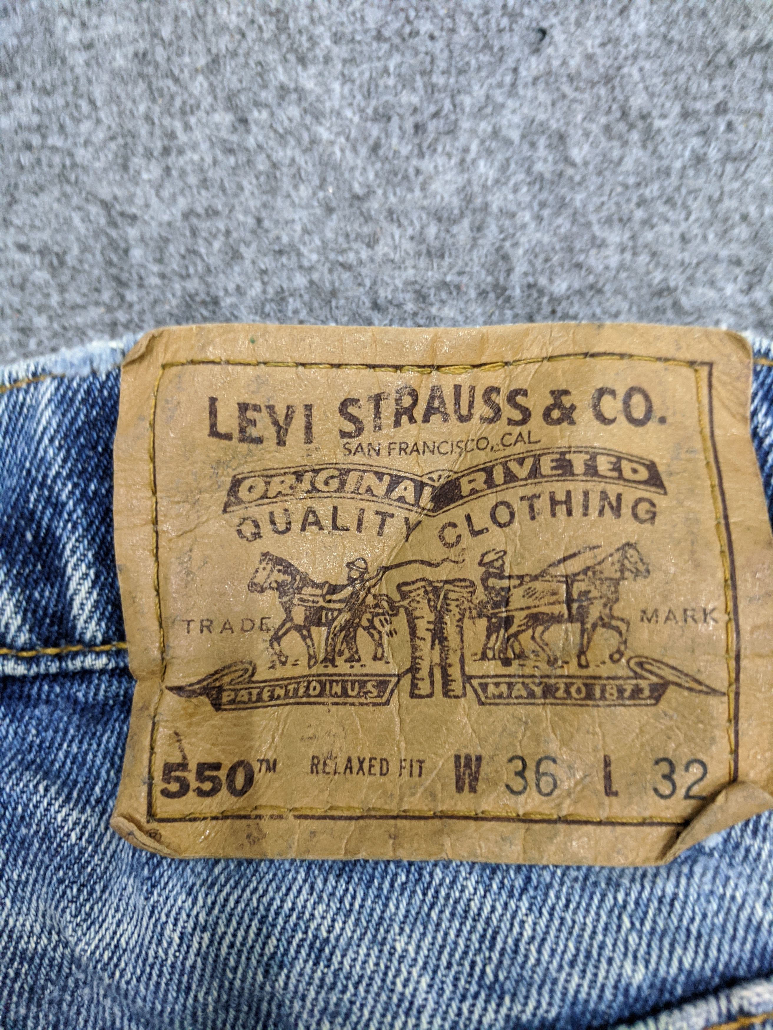Levi's 90s Vintage Levis 550 Jeans DP0787 Size US 35 - 5 Thumbnail