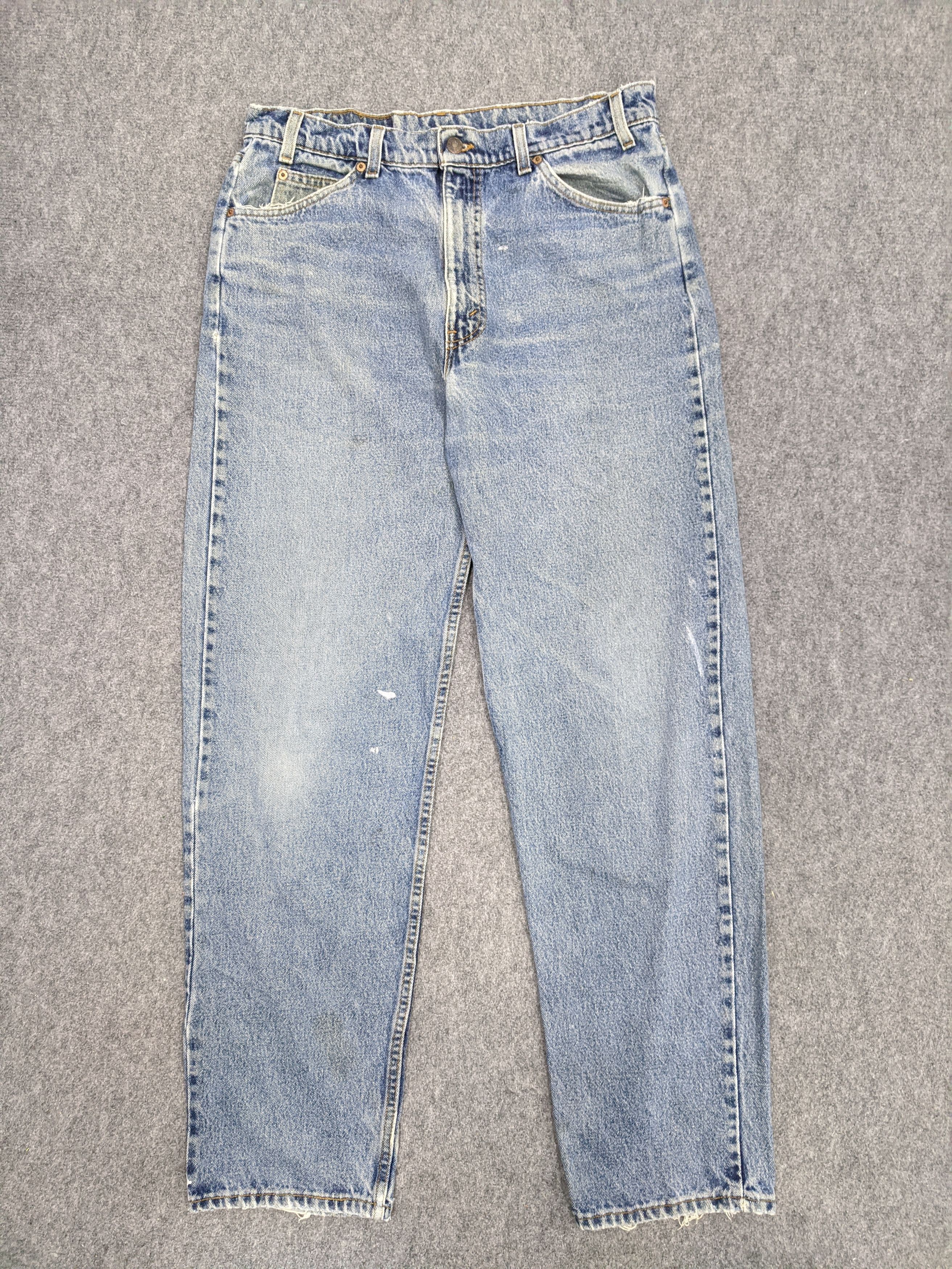 image of 90's Vintage Levis 550 Jeans in Blue Denim, Men's (Size 35)