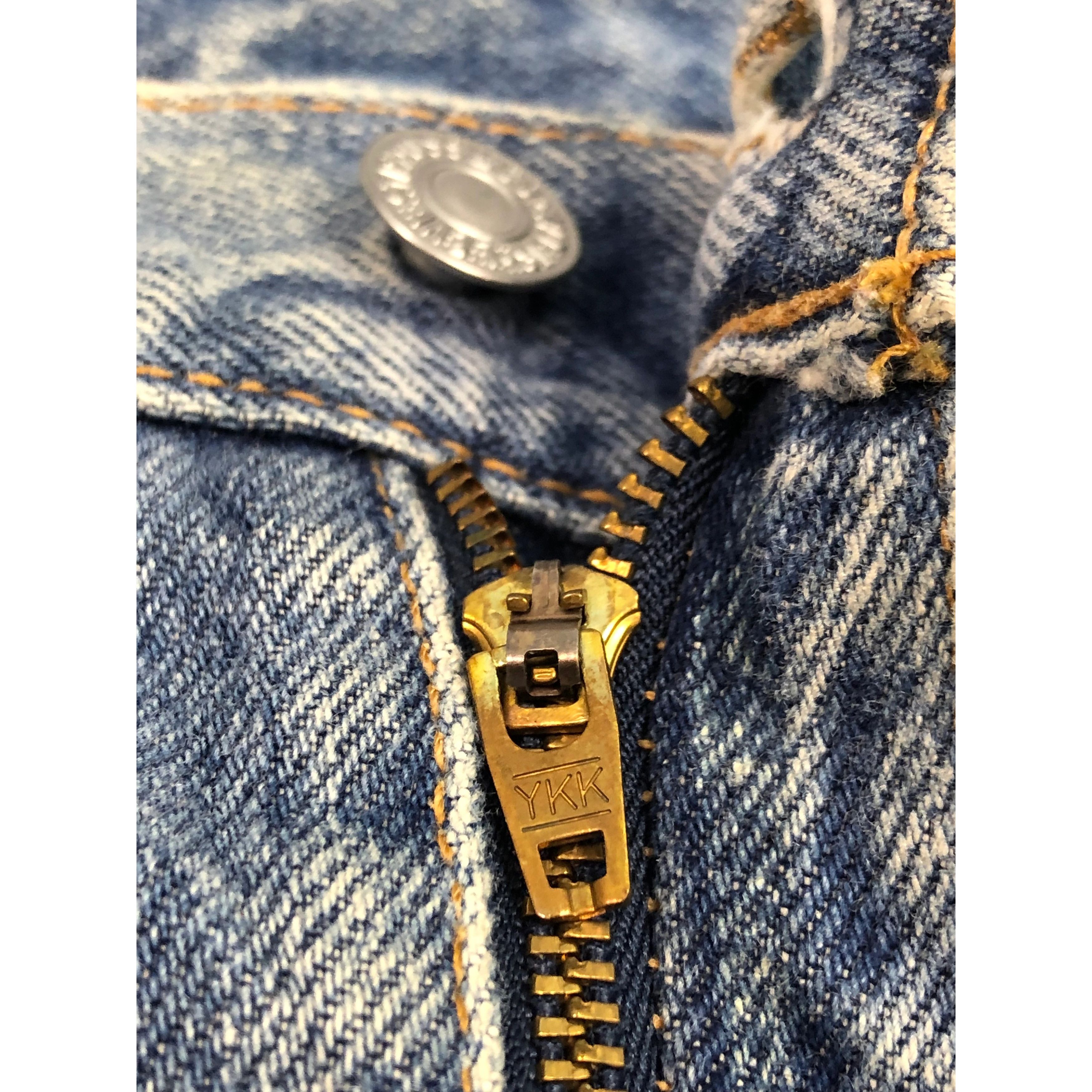 Levi's Vintage 90s Levis 505 Lightwash Jeans DP0567 Size US 37 - 8 Thumbnail