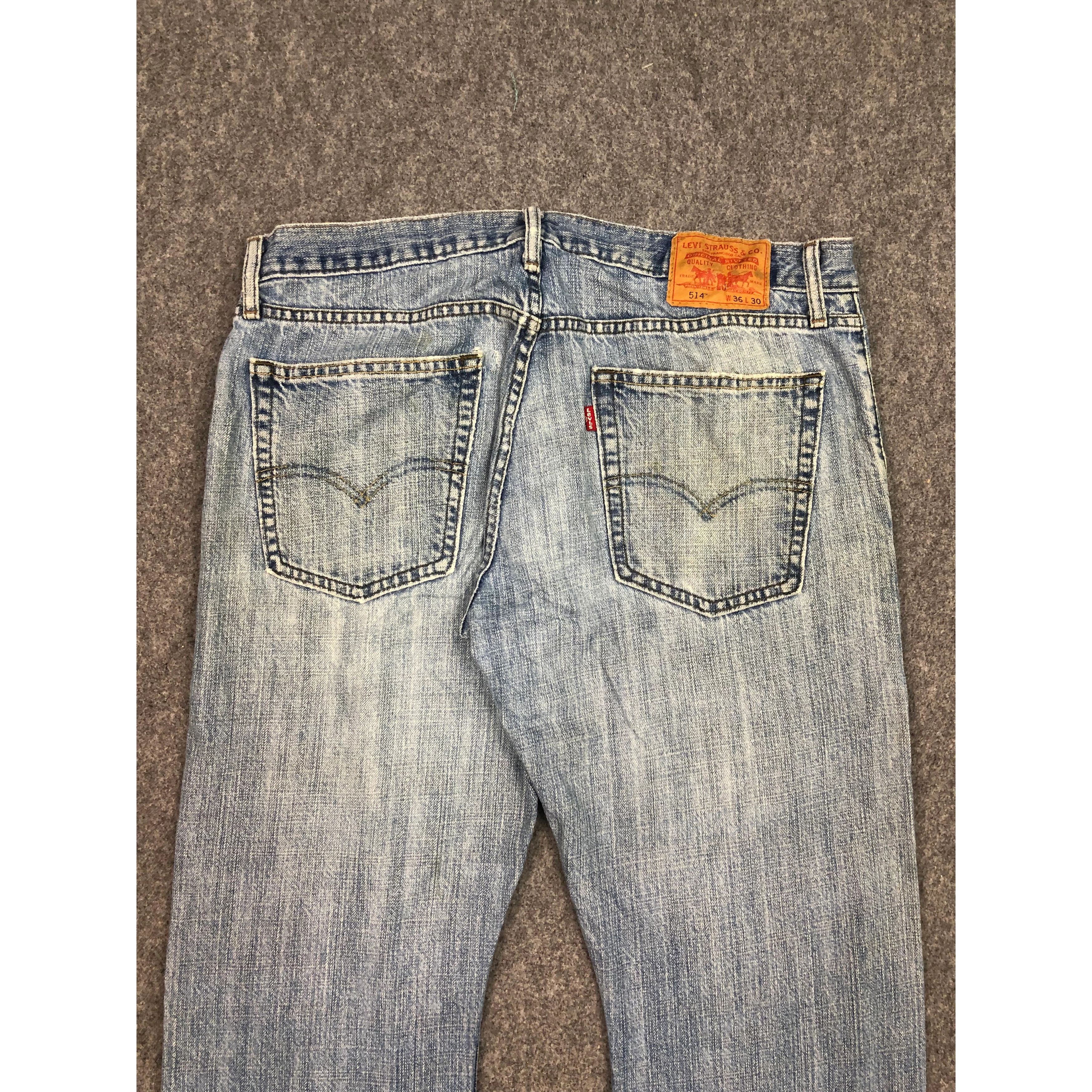 Levi's Vintage Levis 514 Lightwash Jeans DP0573 Size US 37 - 4 Thumbnail