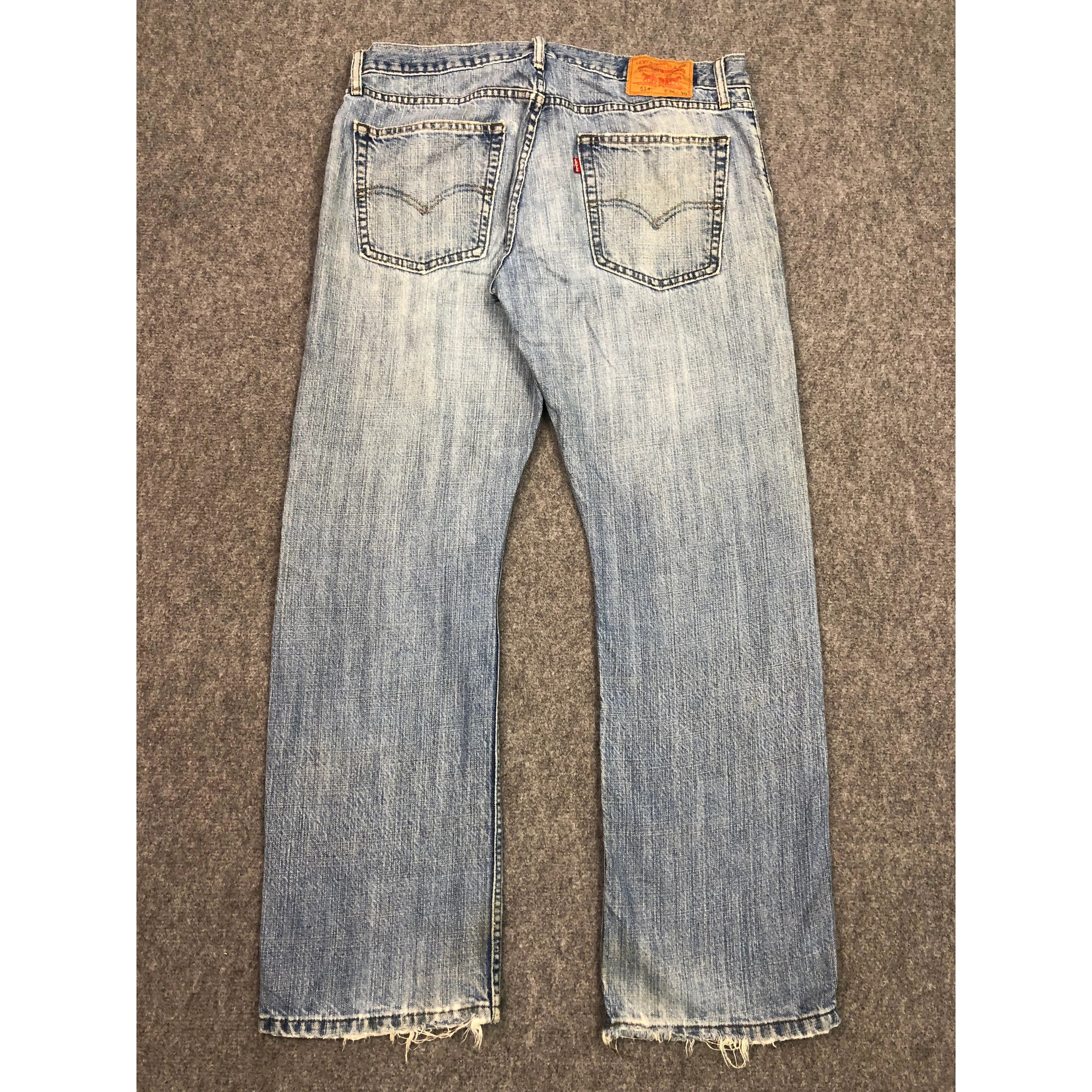 Levi's Vintage Levis 514 Lightwash Jeans DP0573 Size US 37 - 2 Thumbnail