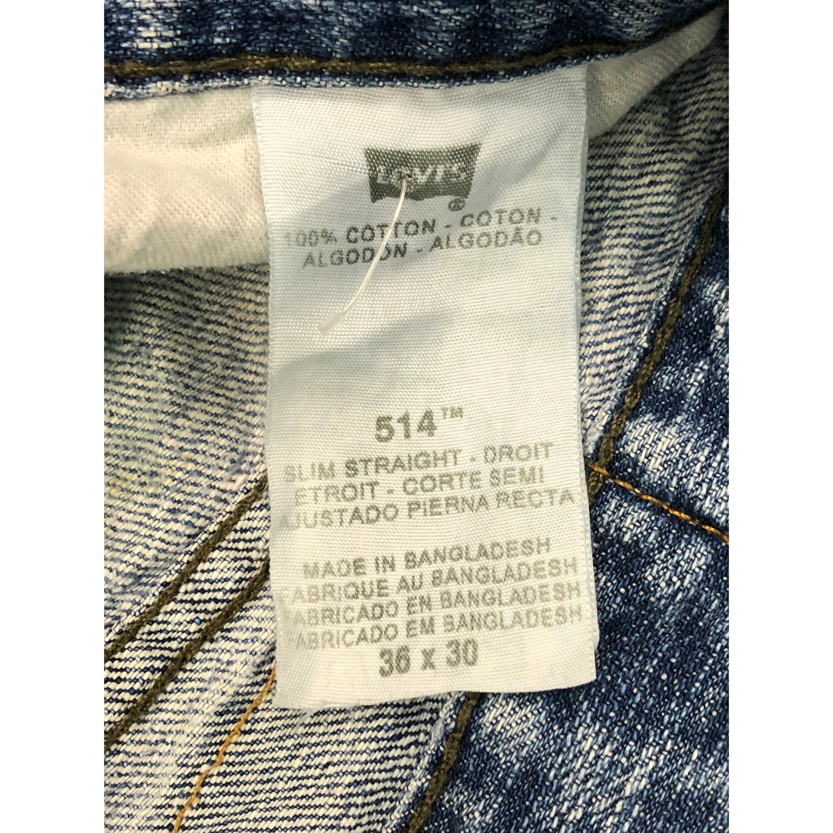 Levi's Vintage Levis 514 Lightwash Jeans DP0573 Size US 37 - 6 Thumbnail