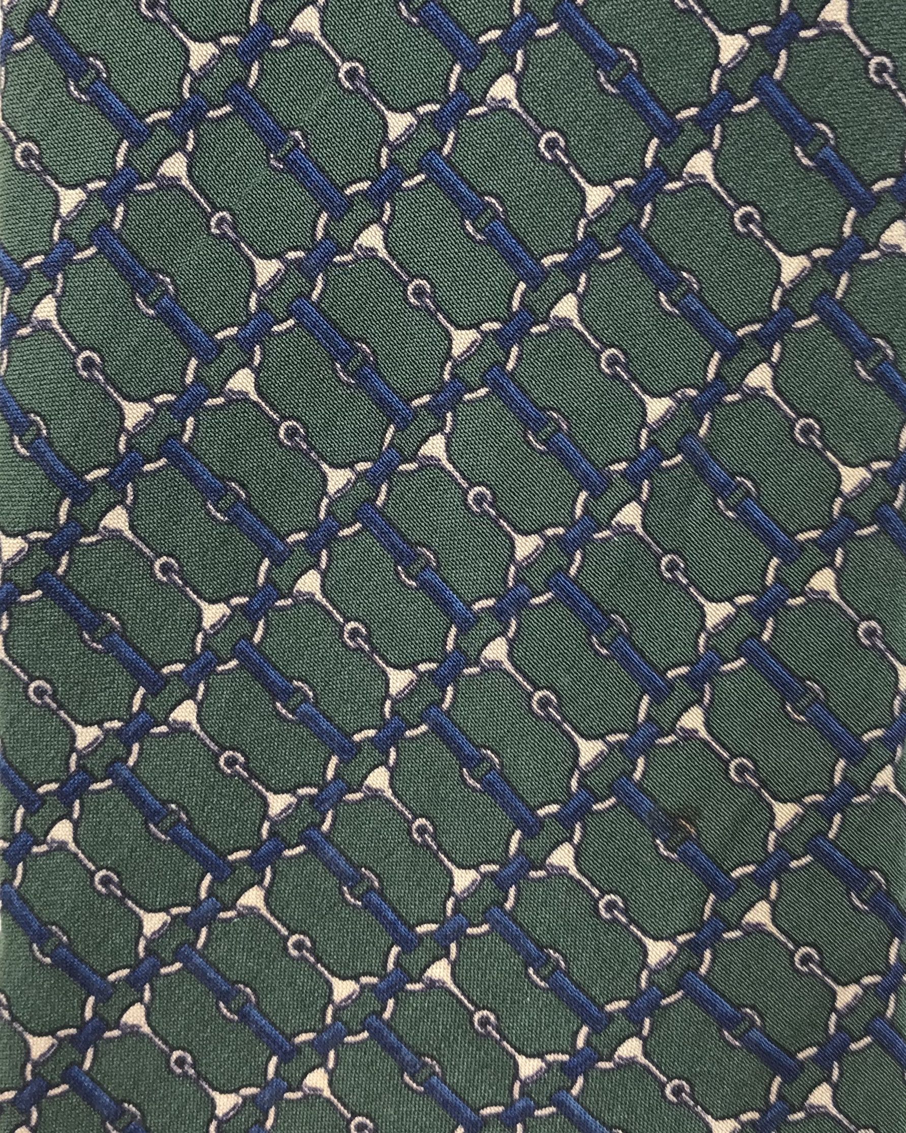 Celine × Designer × Vintage CI101 Vintage Celine Silk Necktie Monogram Style Size ONE SIZE - 9 Thumbnail