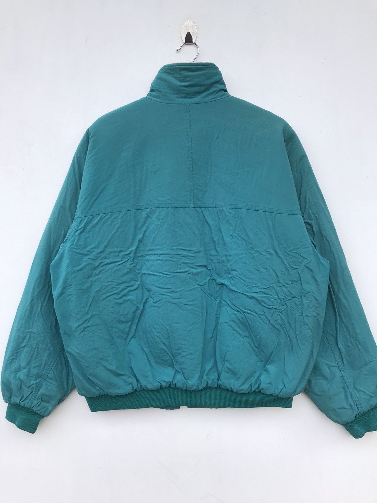 The North Face Vintage The North Face Teal Zip-Up Fleece-Lined Jacket Size US L / EU 52-54 / 3 - 2 Thumbnail