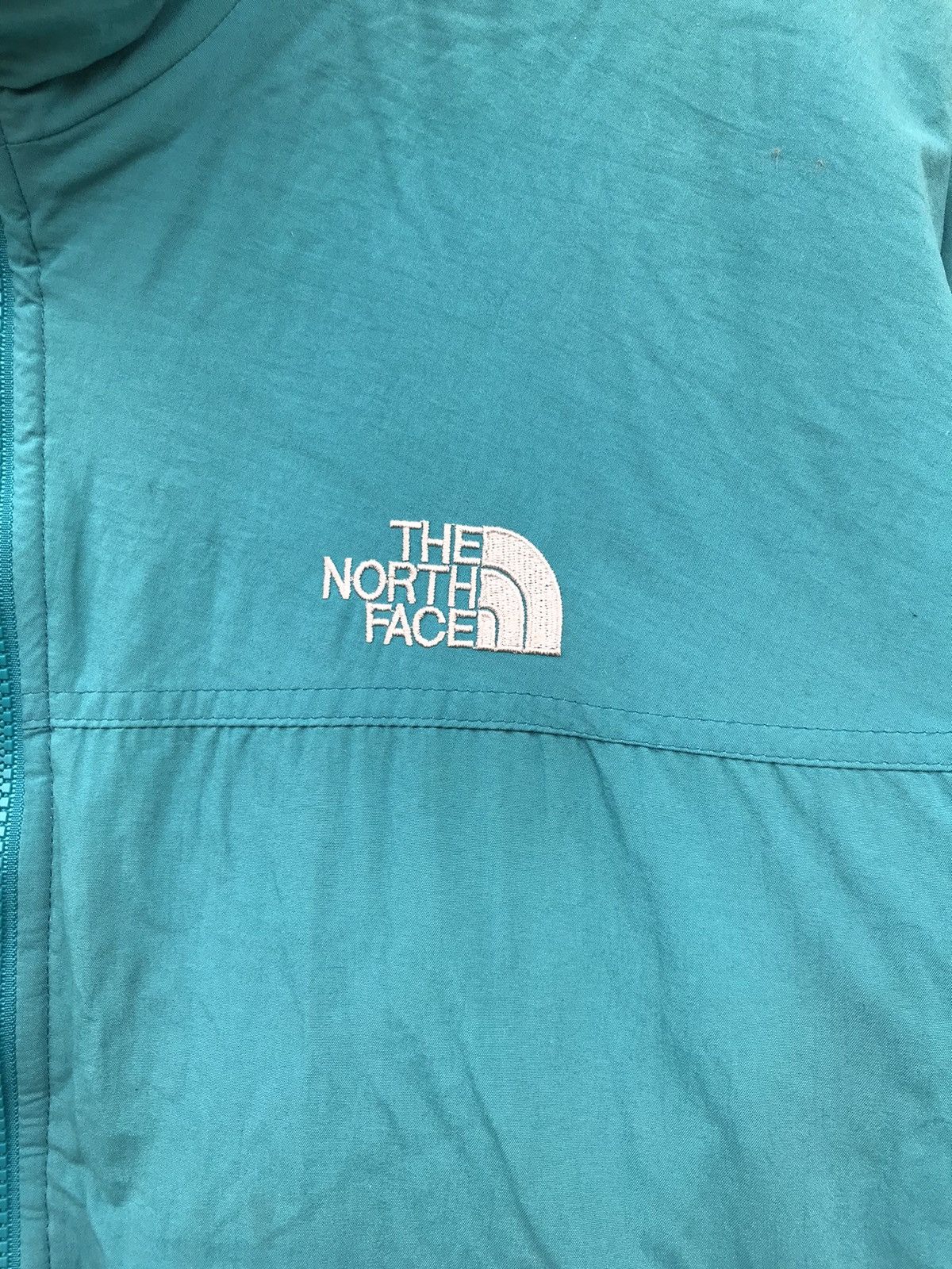 The North Face Vintage The North Face Teal Zip-Up Fleece-Lined Jacket Size US L / EU 52-54 / 3 - 6 Thumbnail