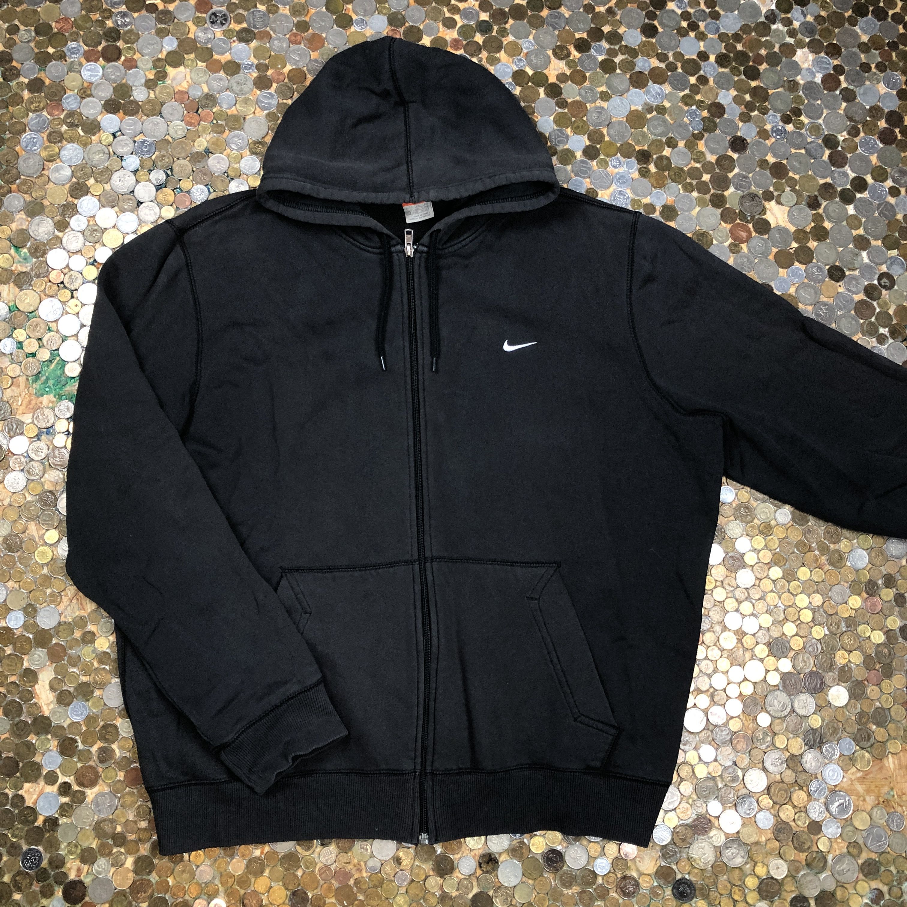 Nike Nike zip hoodie sweatshirt with mini swoosh Size US XXL / EU 58 / 5 - 1 Thumbnail
