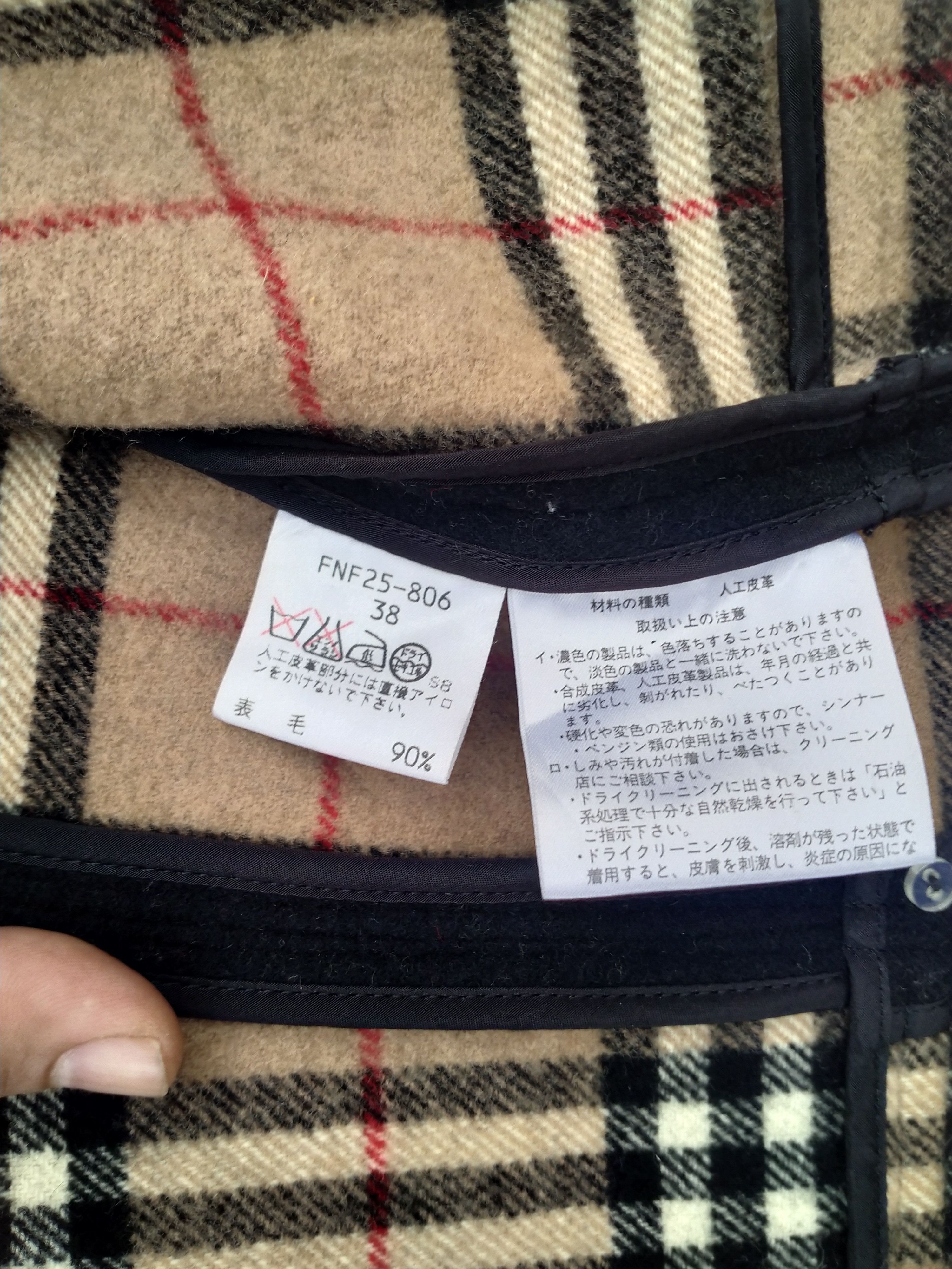 Burberry BURBERRY LONDON NOVA CHECK BLUE LABEL WOOL JACKET Size US M / EU 48-50 / 2 - 7 Thumbnail