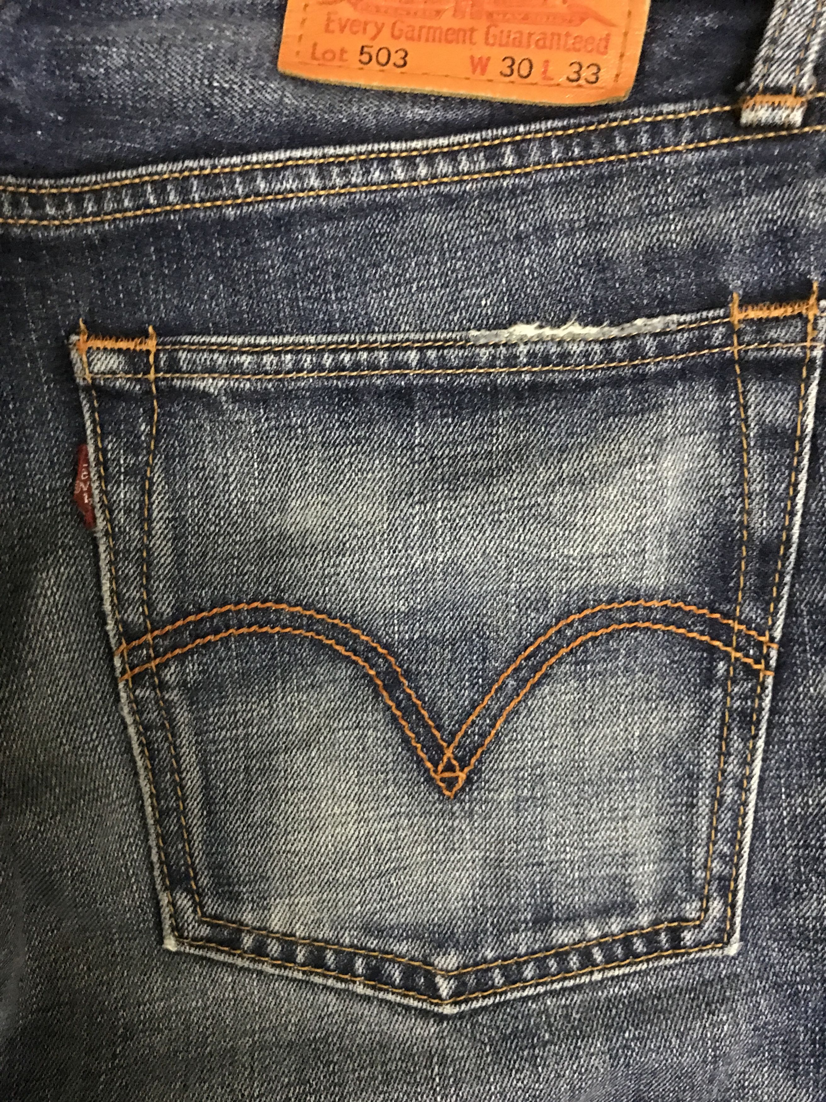 Levi's VLEV142-Levis 503 Rare Fade Medium Wash Jeans Size US 32 / EU 48 - 14 Thumbnail