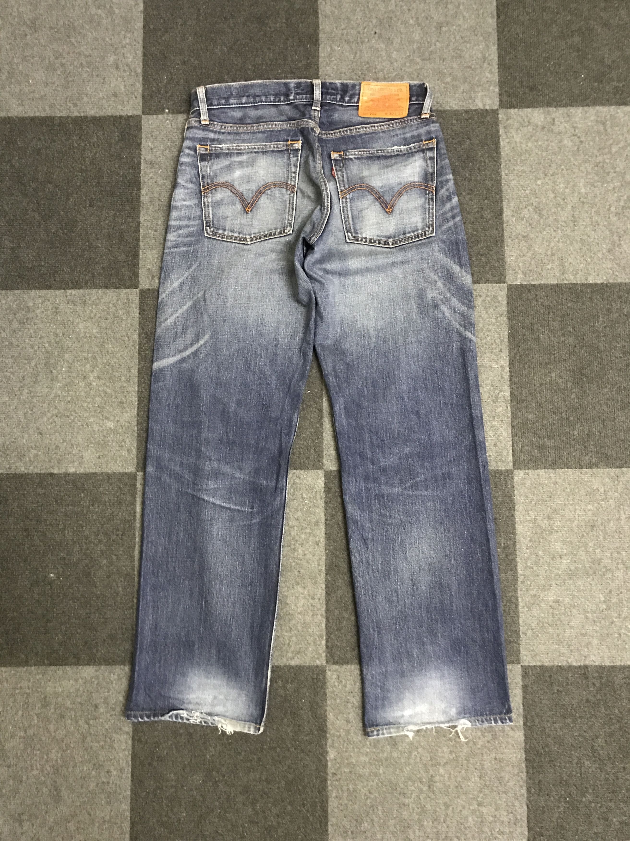Levi's VLEV142-Levis 503 Rare Fade Medium Wash Jeans Size US 32 / EU 48 - 8 Thumbnail
