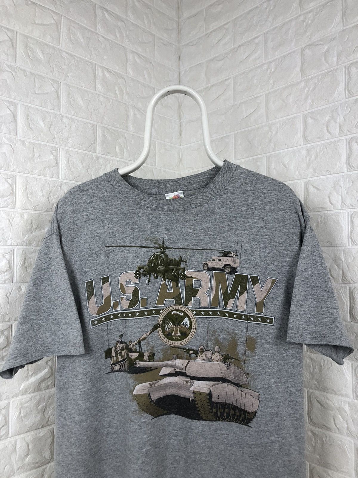 Fruit Of The Loom × Vintage Vintage U.S. Army T shirt Size US L / EU 52-54 / 3 - 2 Thumbnail