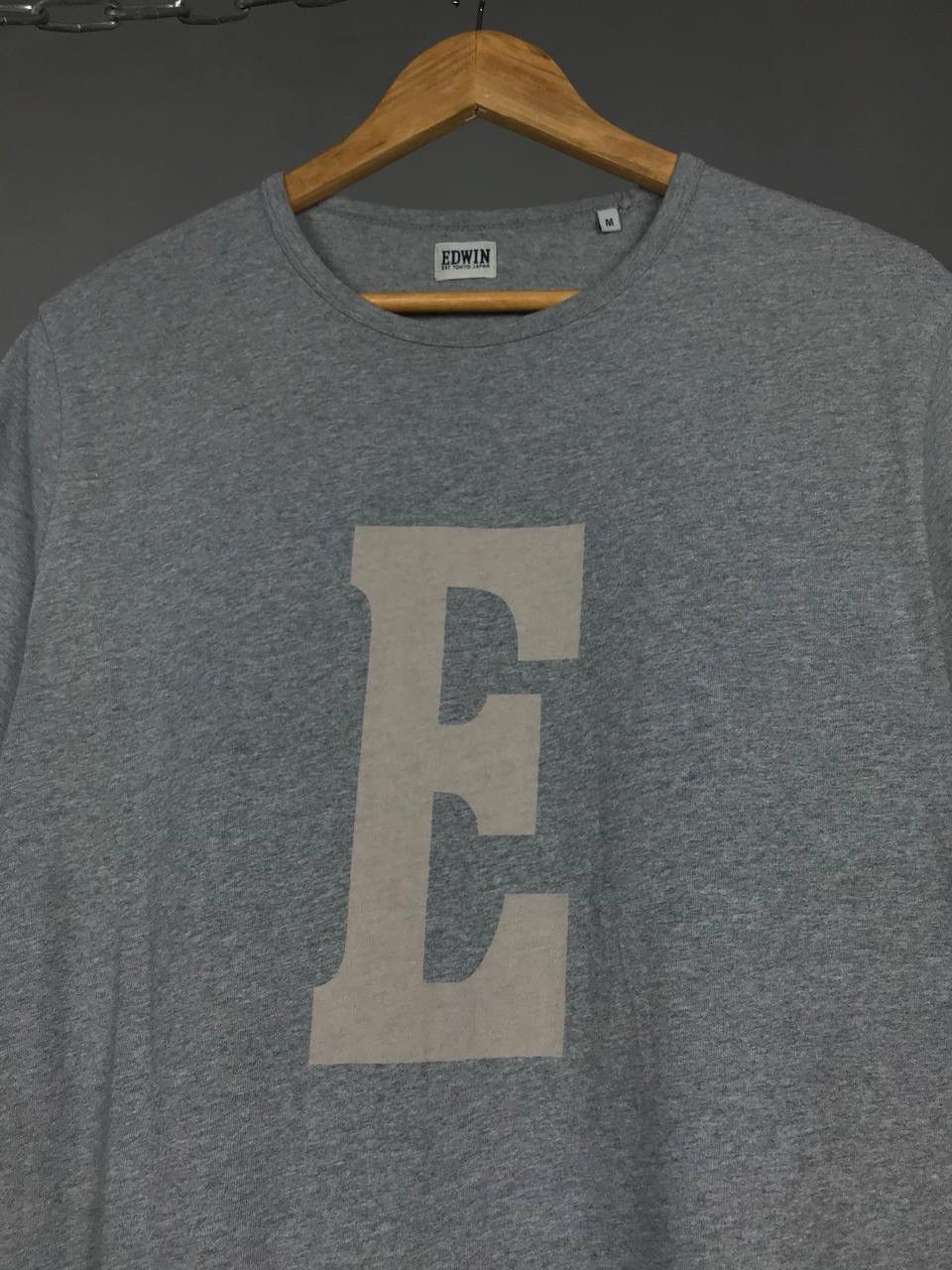 Edwin Edwin Japanese brand streetwear center logo tee Size US M / EU 48-50 / 2 - 4 Thumbnail