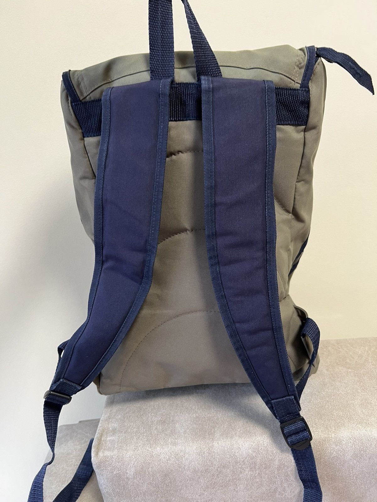 Nike × Nike ACG × Vintage Vintage Nike Backpack Khaki Y2K Embroidered Big Logo Size ONE SIZE - 7 Thumbnail