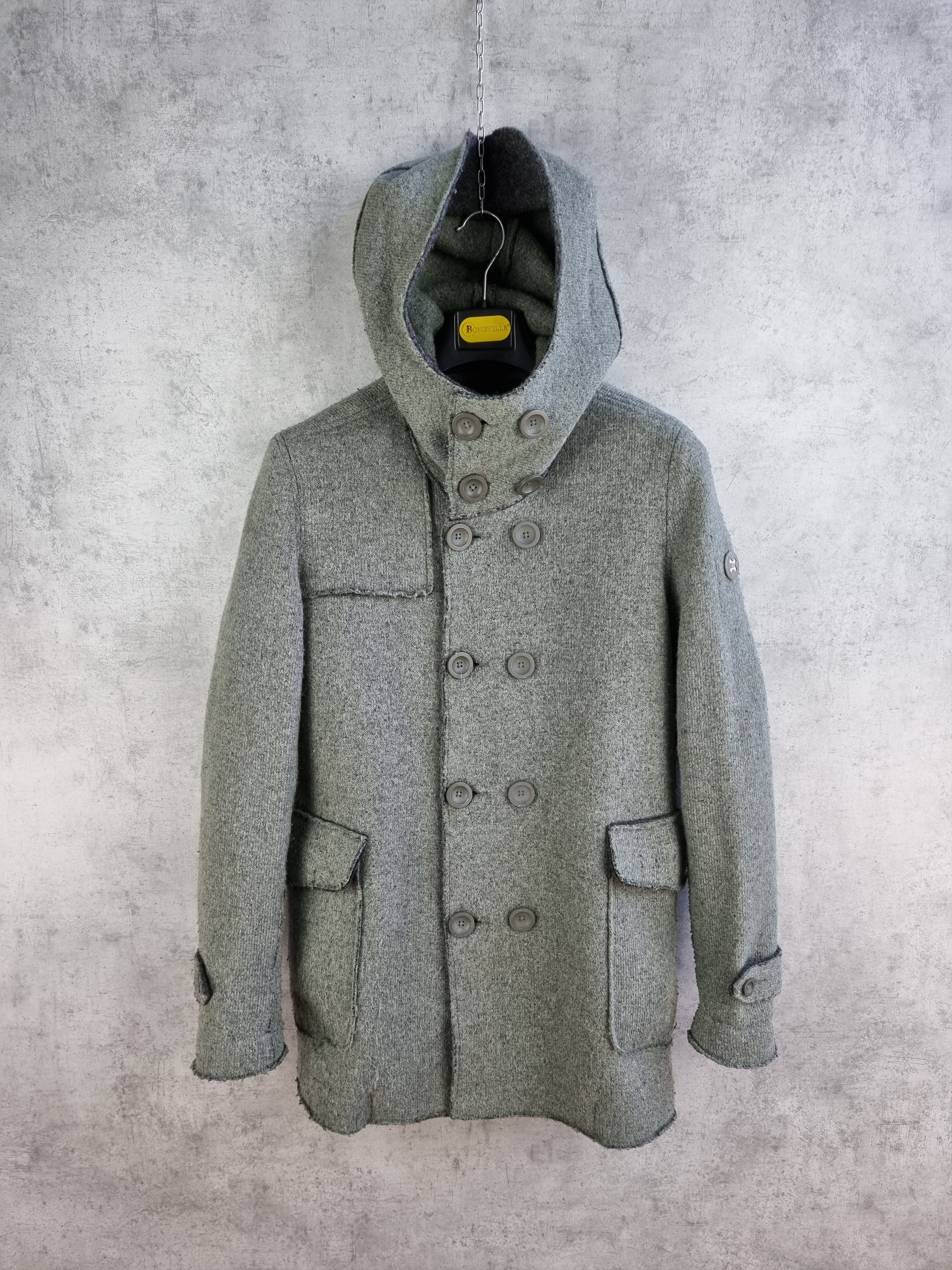K-Swiss × Seditionaries Italian Double Breasted Swiss Chriss Wool Coat Burberry Styl Size US M / EU 48-50 / 2 - 4 Thumbnail