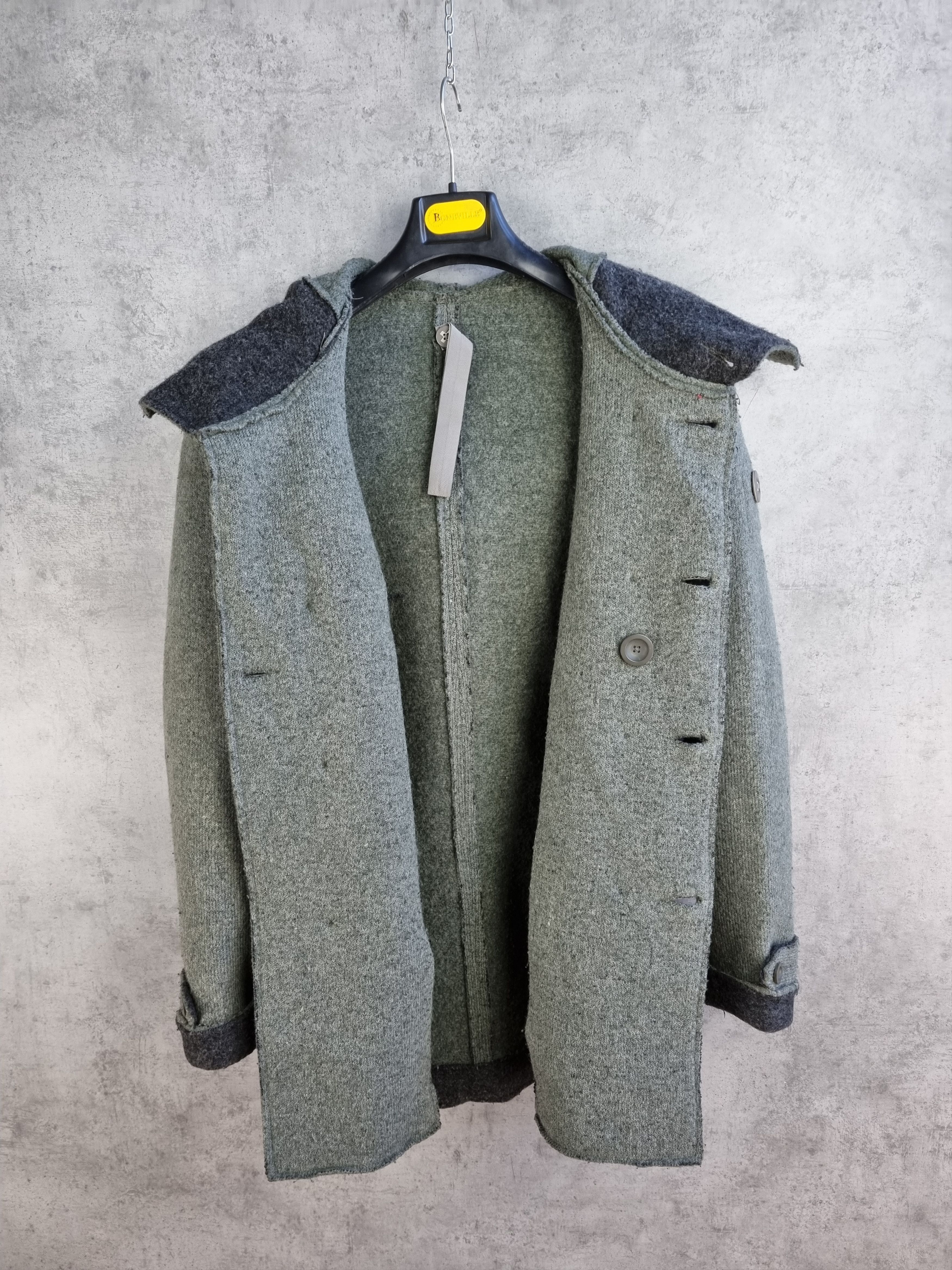 K-Swiss × Seditionaries Italian Double Breasted Swiss Chriss Wool Coat Burberry Styl Size US M / EU 48-50 / 2 - 14 Thumbnail