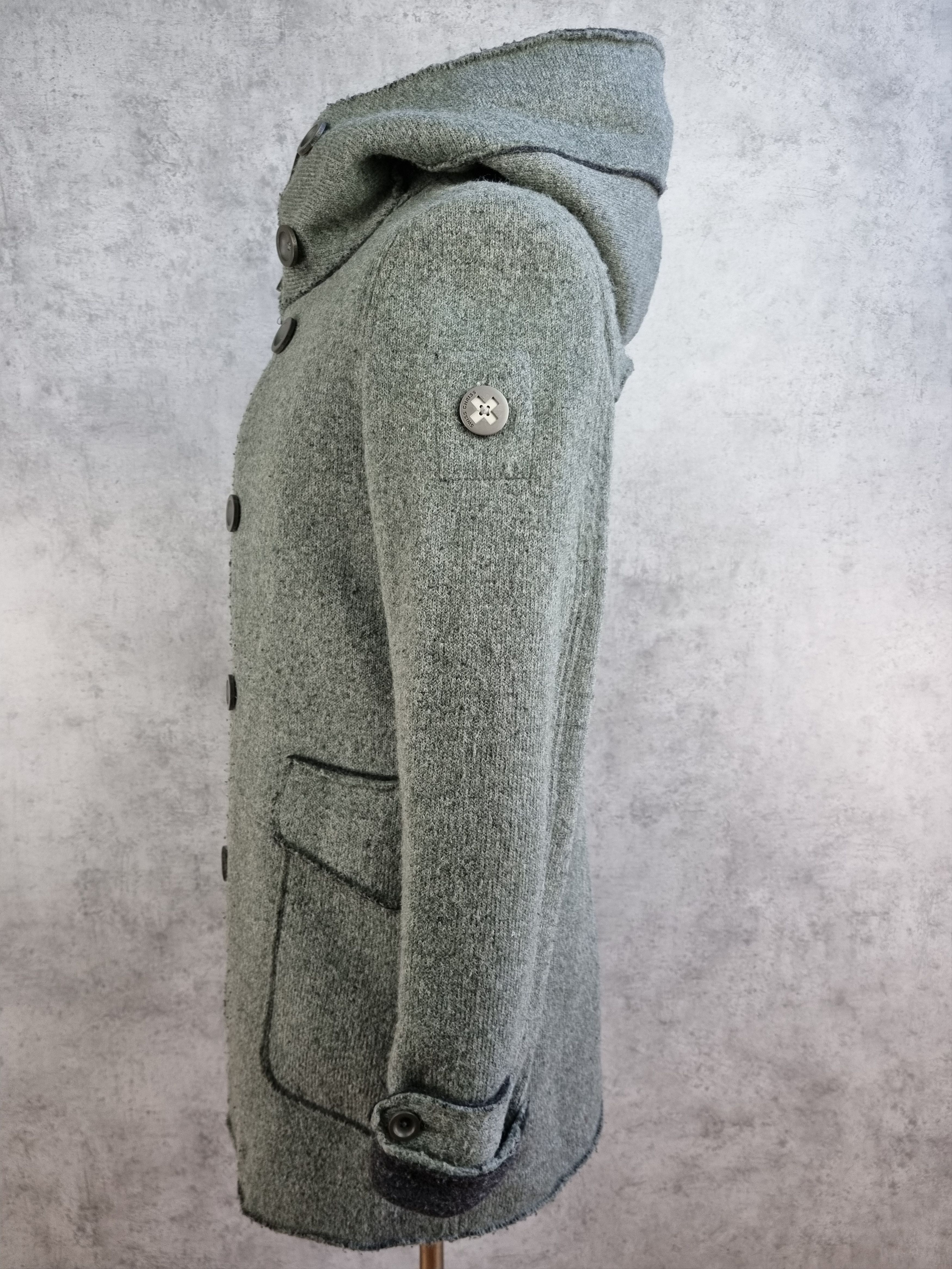 K-Swiss × Seditionaries Italian Double Breasted Swiss Chriss Wool Coat Burberry Styl Size US M / EU 48-50 / 2 - 12 Thumbnail