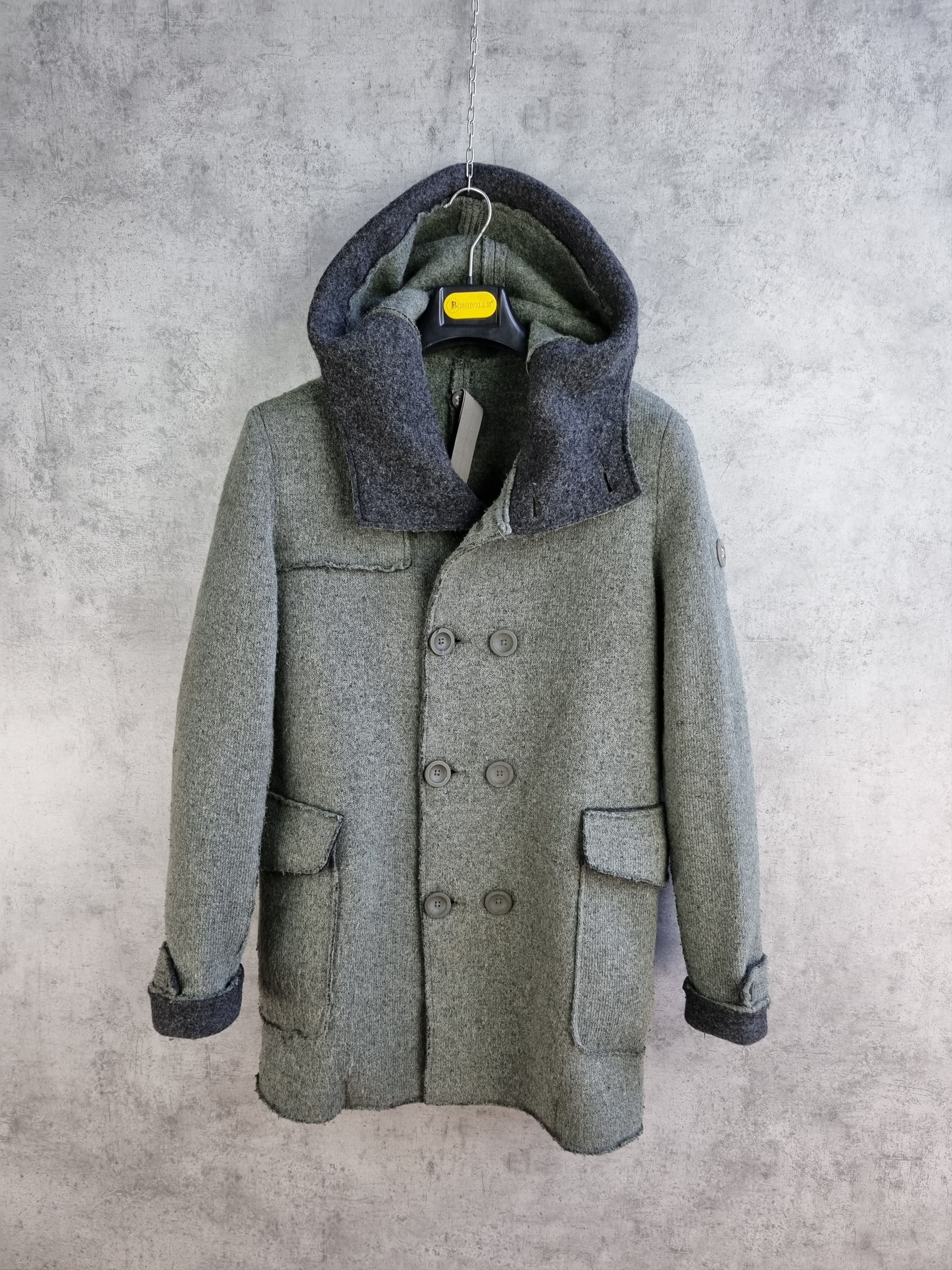 K-Swiss × Seditionaries Italian Double Breasted Swiss Chriss Wool Coat Burberry Styl Size US M / EU 48-50 / 2 - 6 Thumbnail