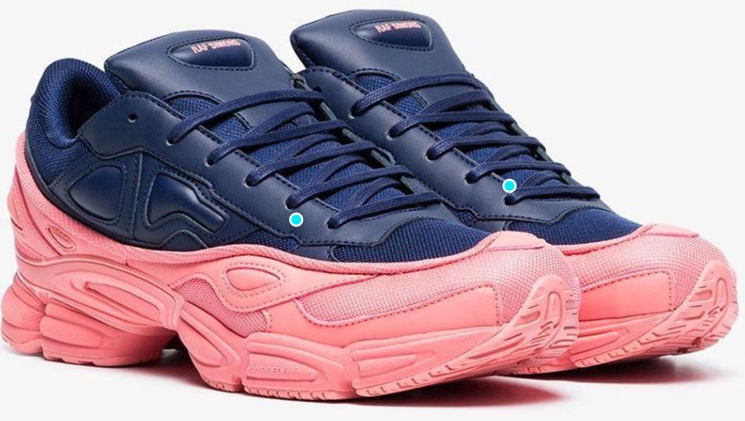 Adidas Ozweego tactile rose/dark blue sneakers 38 box + spare laces