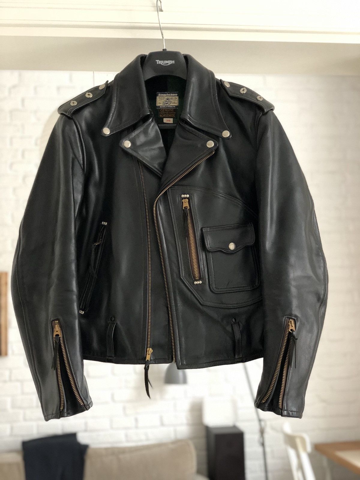 The Real McCoy's Rarest The Real McCoy’s D-pocket Leather Jacket size ...