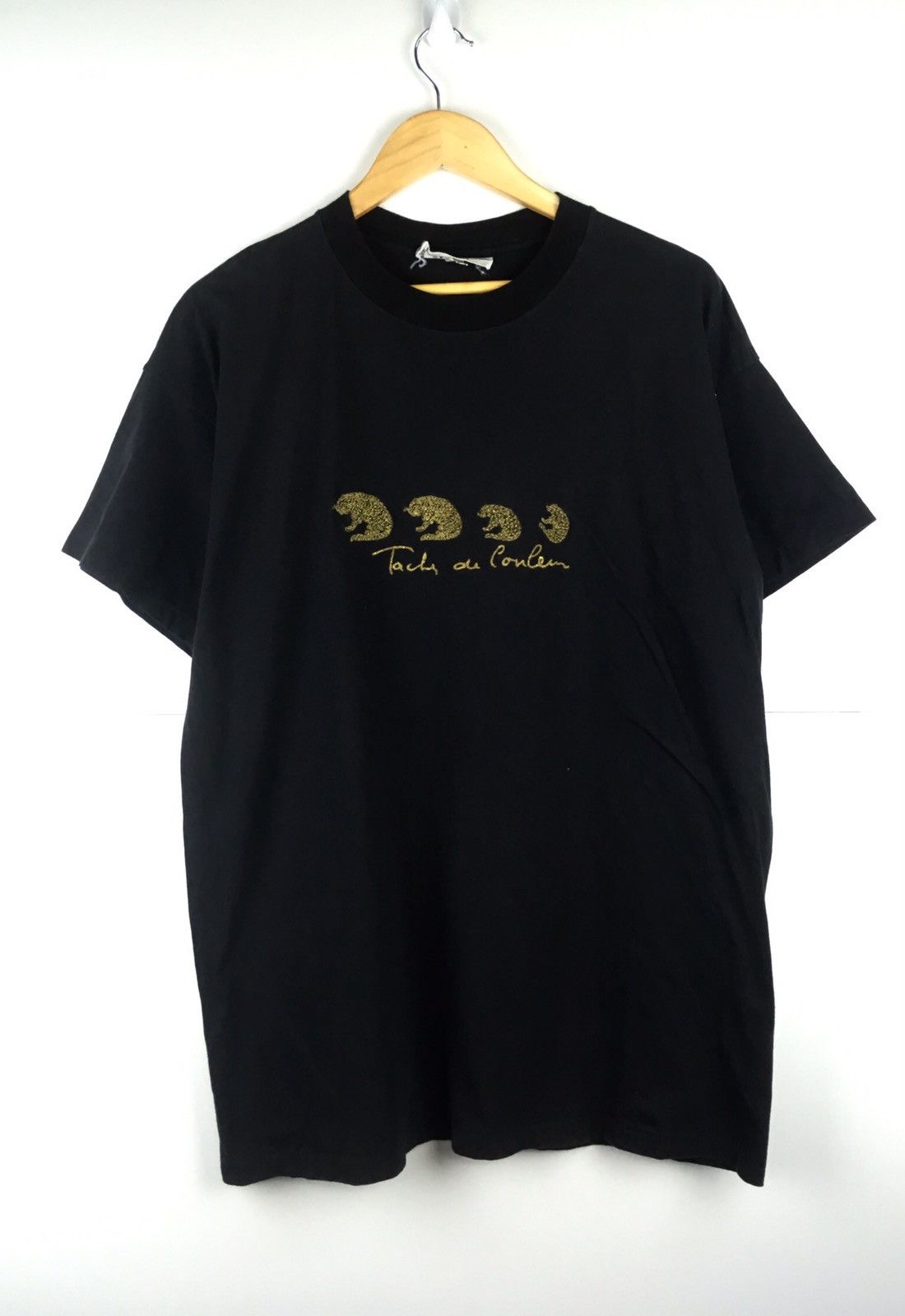 Designer × Sonia Rykiel × Vintage Vintage Sonia Rykiel Homme Black Colour Extra Large T-Shirt Size US XL / EU 56 / 4 - 1 Thumbnail
