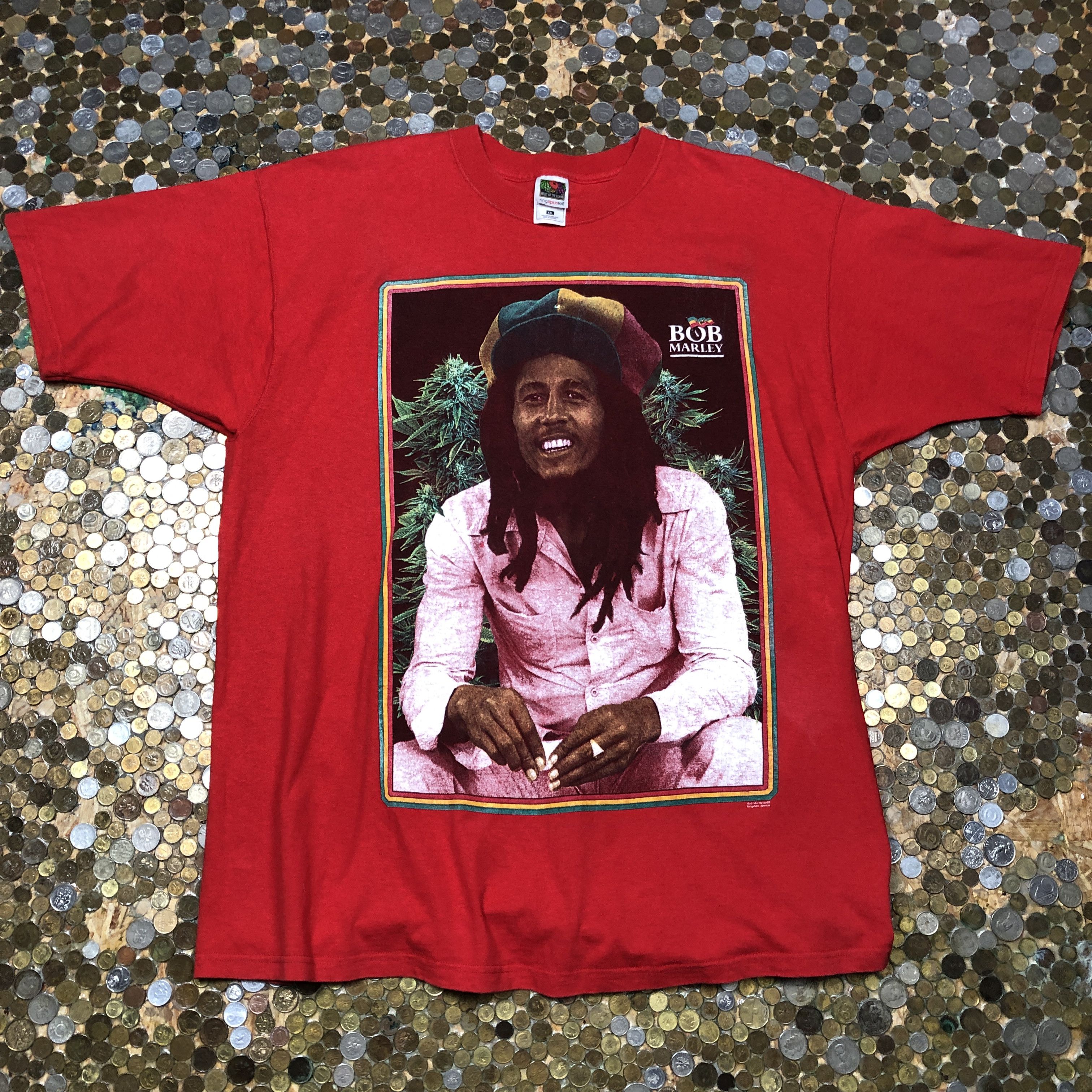 Bob Marley Vintage Music Tee T-shirt 2002 r. 90's