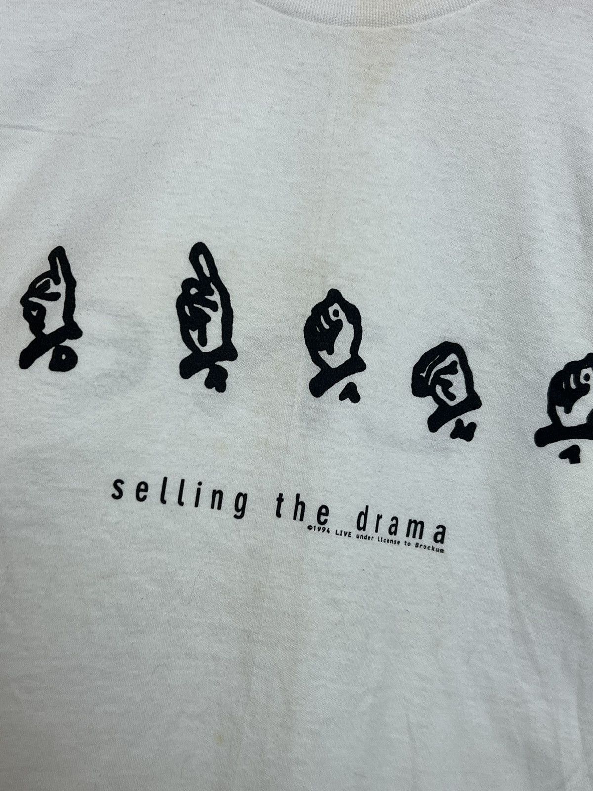 Band Tees 90s Vintage Live Band T Shirt Double Sided Single Stitch 90s Size US L / EU 52-54 / 3 - 4 Thumbnail