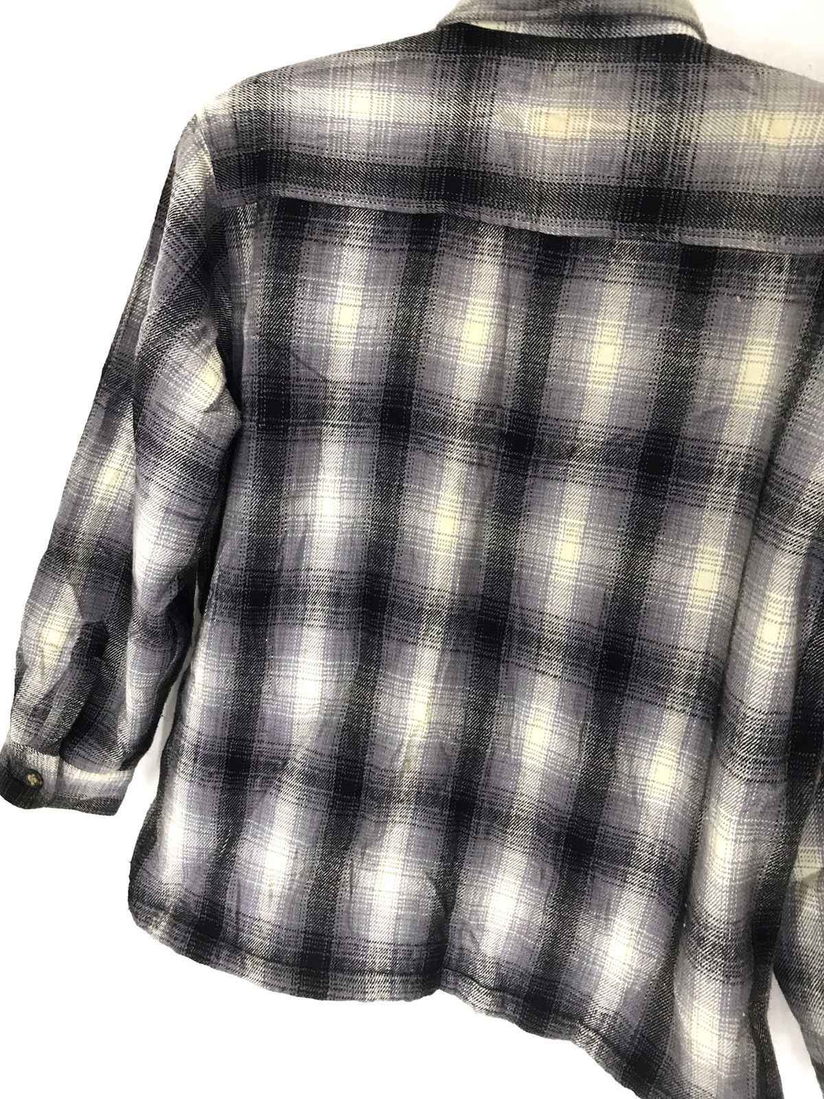 Flannel × Japanese Brand × Vintage Vintage bayleaf flannel american style sherpa button jacket Size US M / EU 48-50 / 2 - 5 Thumbnail
