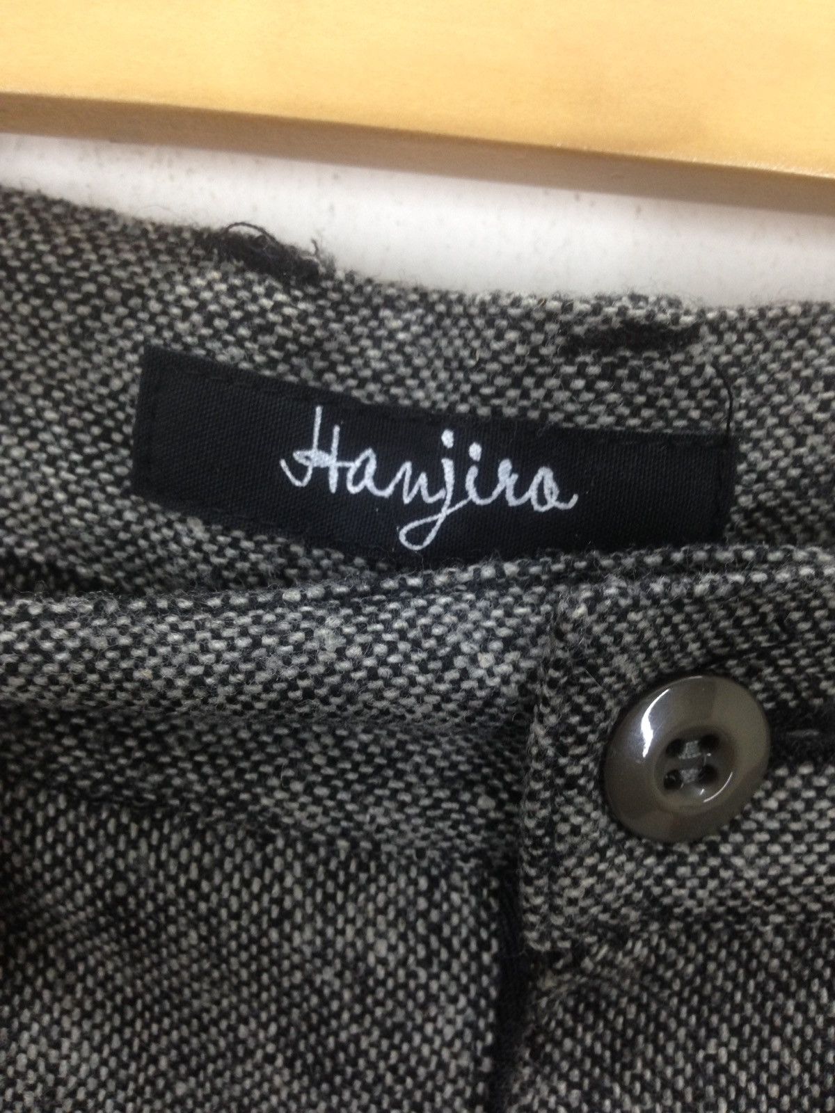 Designer × Japanese Brand High waist crotch Hanjiro Japan Wool Cargo Pants Size US 32 / EU 48 - 4 Thumbnail