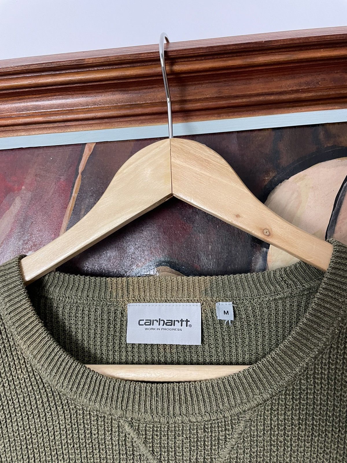 Carhartt × Carhartt Wip Carhartt Mason Crewneck Olive Basic Workwear Streetwear Size US M / EU 48-50 / 2 - 3 Thumbnail