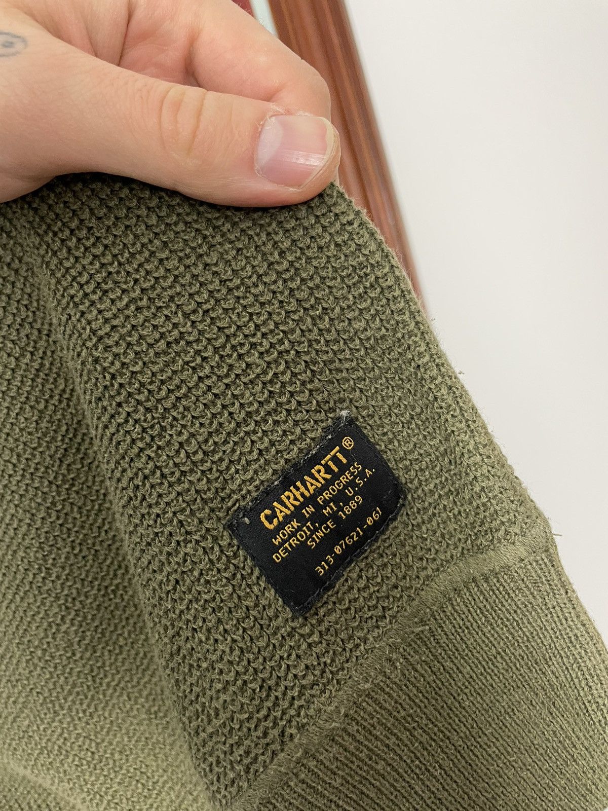 Carhartt × Carhartt Wip Carhartt Mason Crewneck Olive Basic Workwear Streetwear Size US M / EU 48-50 / 2 - 6 Thumbnail