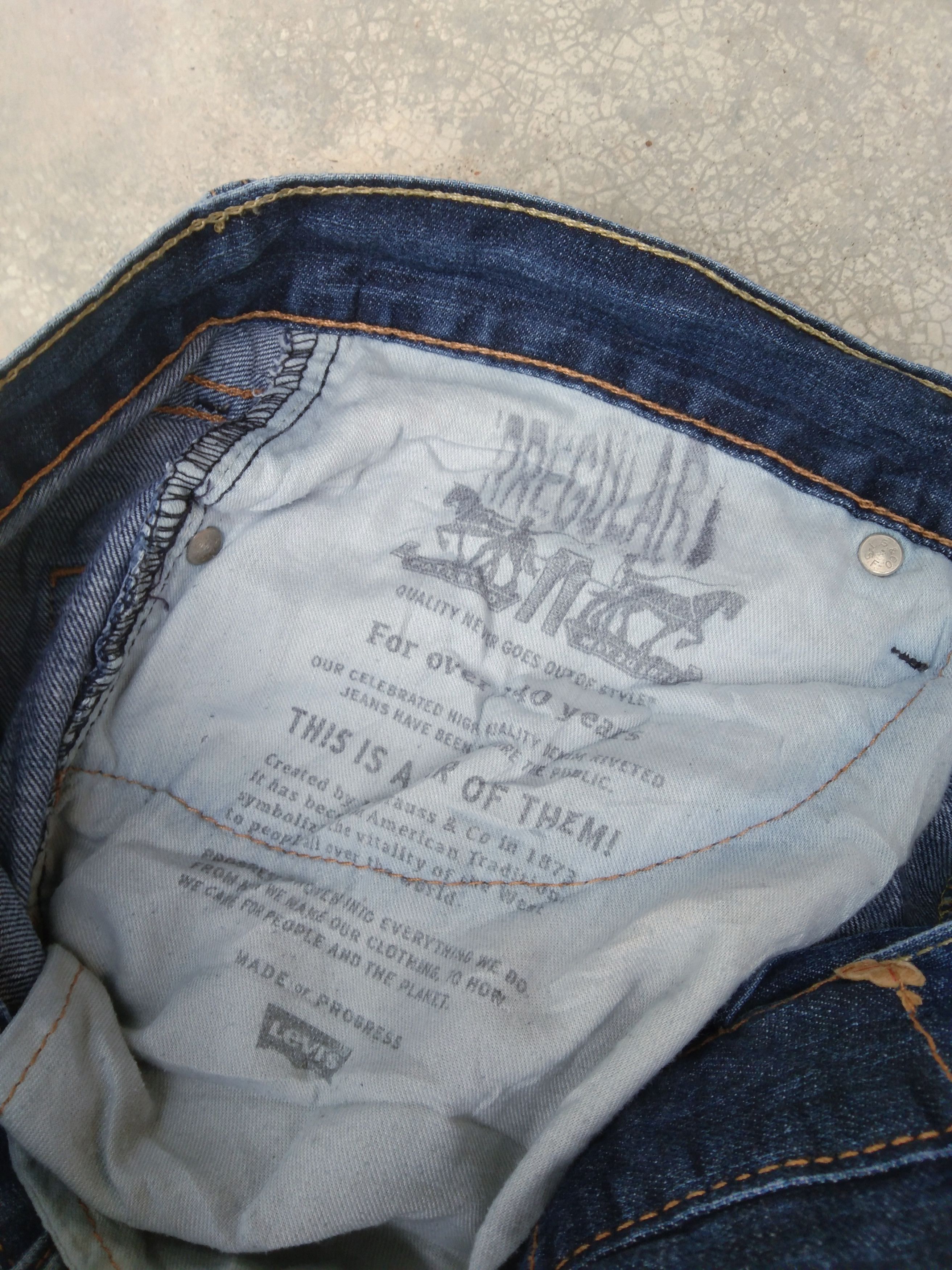 Levi's Vintage Levi's Jeans 514 Distressed Denim 36x30 Size US 36 / EU 52 - 6 Thumbnail