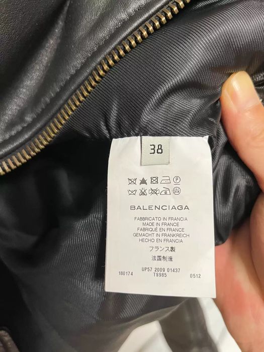 Balenciaga Balenciaga Zip Leather JKT | Grailed