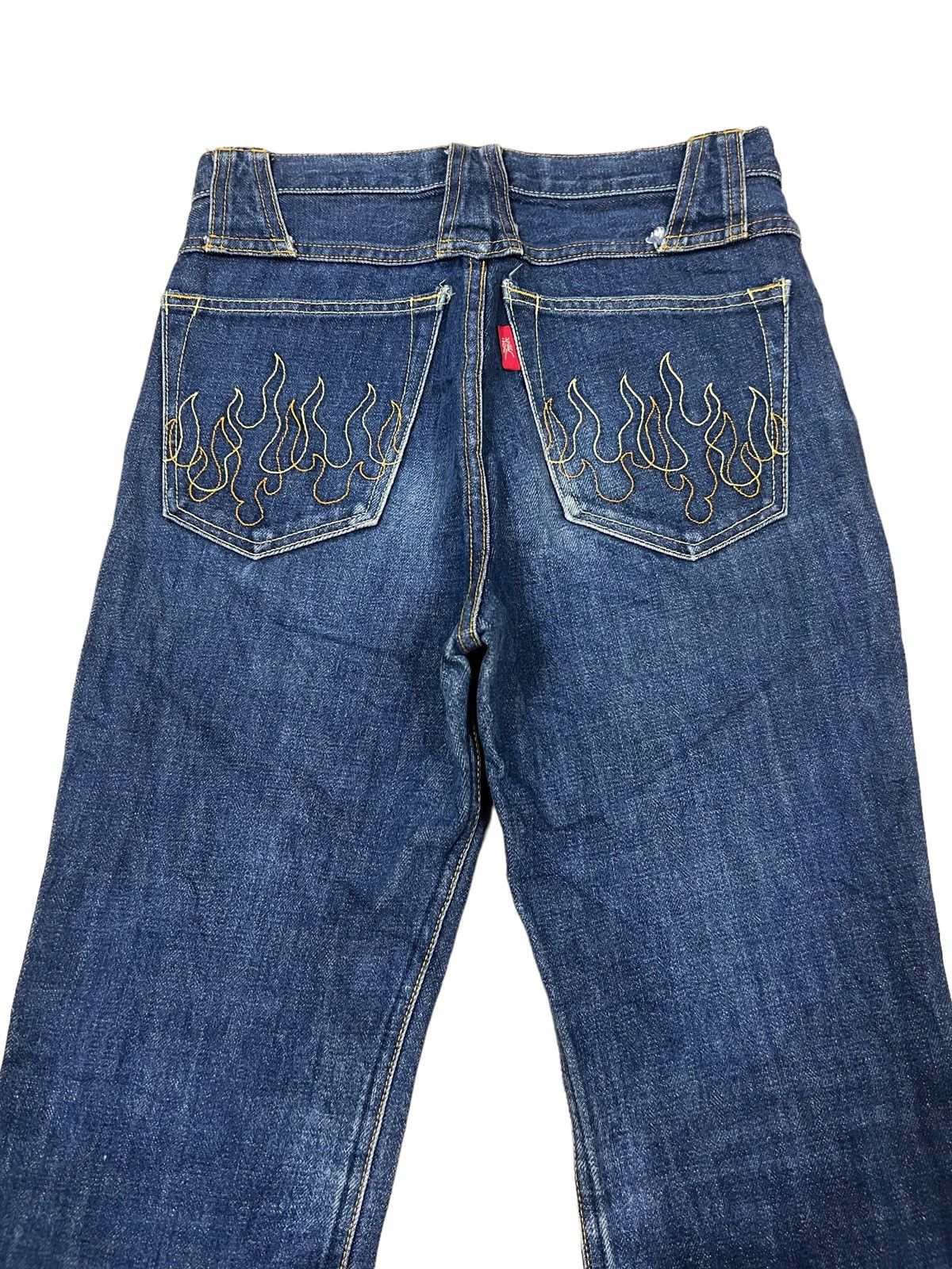 Hysteric Glamour GRAIL🔥90s Flare Denim Miracle Women Hysteric Flame Pockets Size 26" / US 2 / IT 38 - 3 Thumbnail