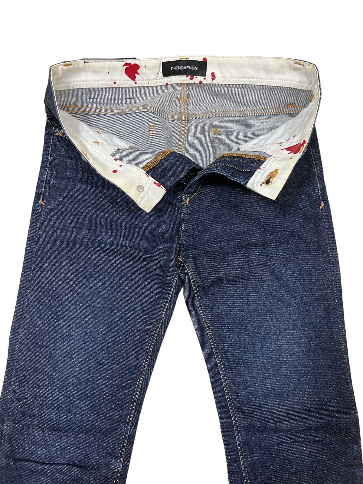 PHENOMENON GRAIL🔥AW2010 Phenomenon 🇯🇵 "Pop Art" Slim Fit Denim Size US 30 / EU 46 - 1 Thumbnail