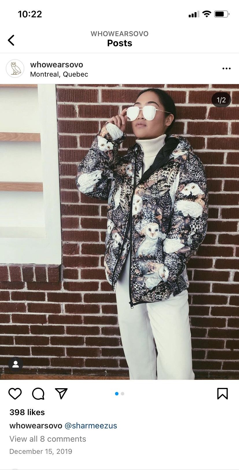 Drake OVO ALL OVER OWL PRINT PUFFER JACKET 2018 RELEASE Size US S / EU 44-46 / 1 - 9 Thumbnail