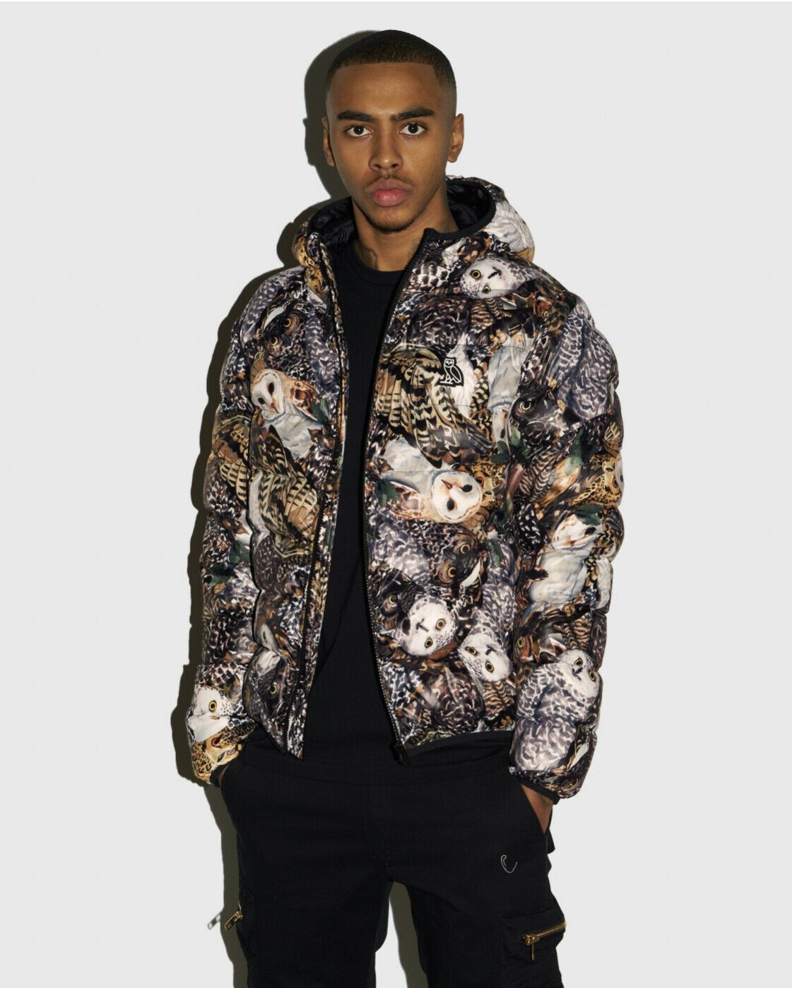 Drake OVO ALL OVER OWL PRINT PUFFER JACKET 2018 RELEASE Size US S / EU 44-46 / 1 - 8 Thumbnail