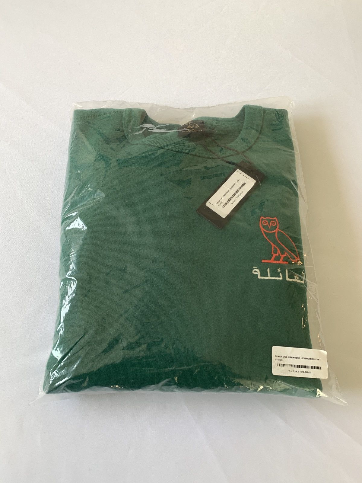 Drake OVO ARABIC FAMILY OWL CREWNECK Size US S / EU 44-46 / 1 - 2 Thumbnail