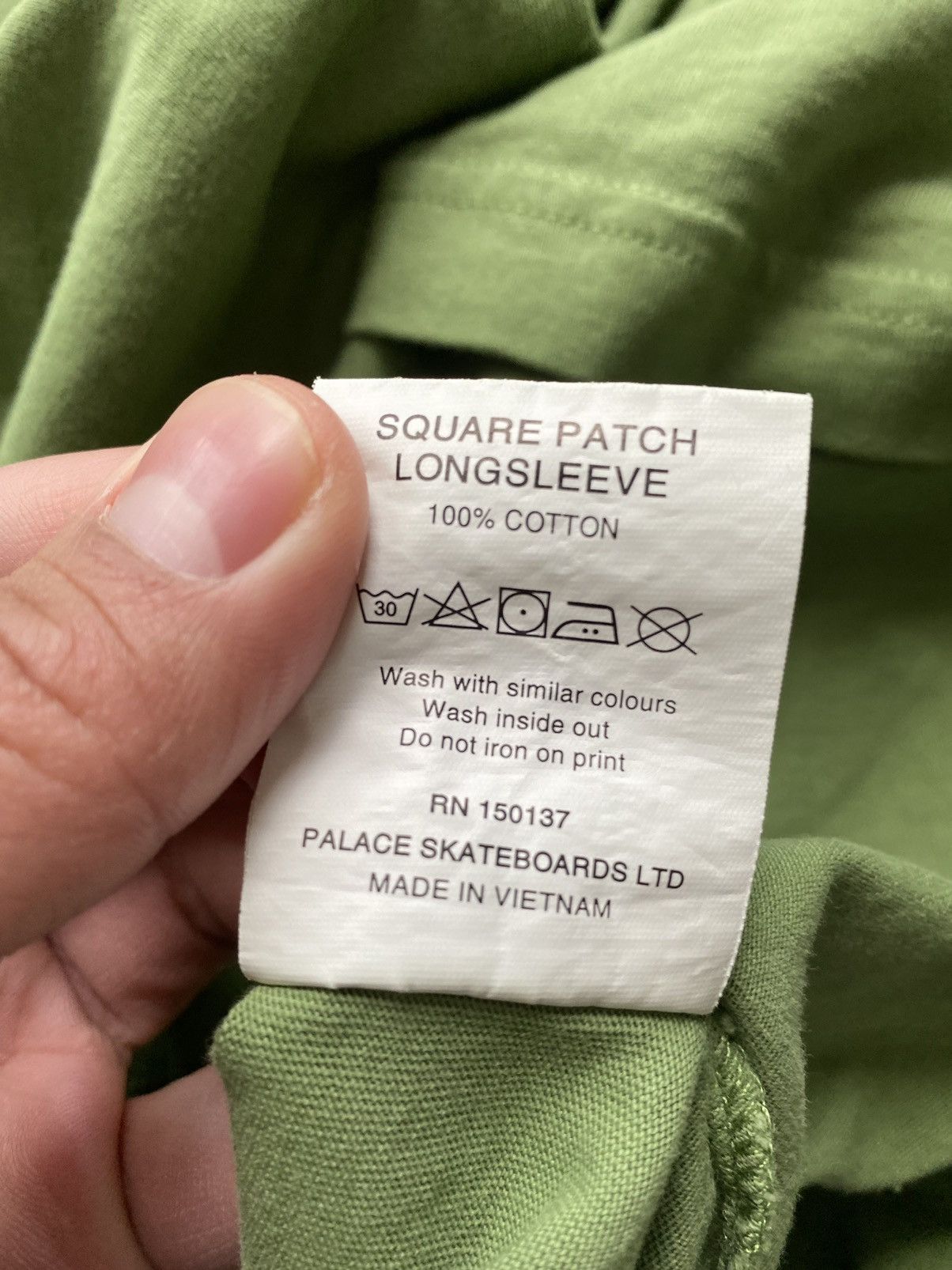 Palace Palace Tri Ferg Square Patch Long Sleeve Green Size US M / EU 48-50 / 2 - 6 Thumbnail