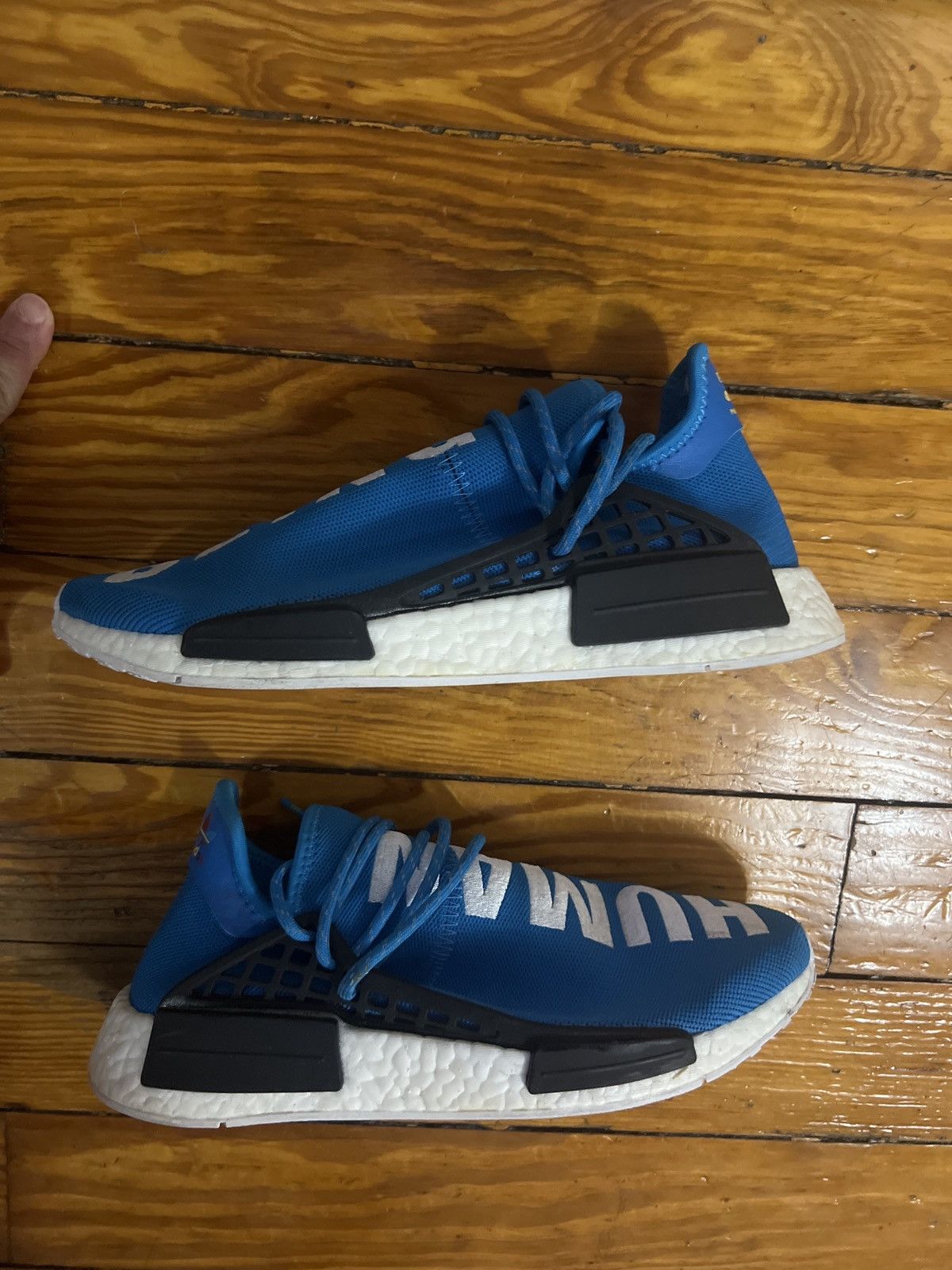 Adidas × Pharrell Pharrell Human race sharp blue Size US 9 / EU 42 - 1 Thumbnail