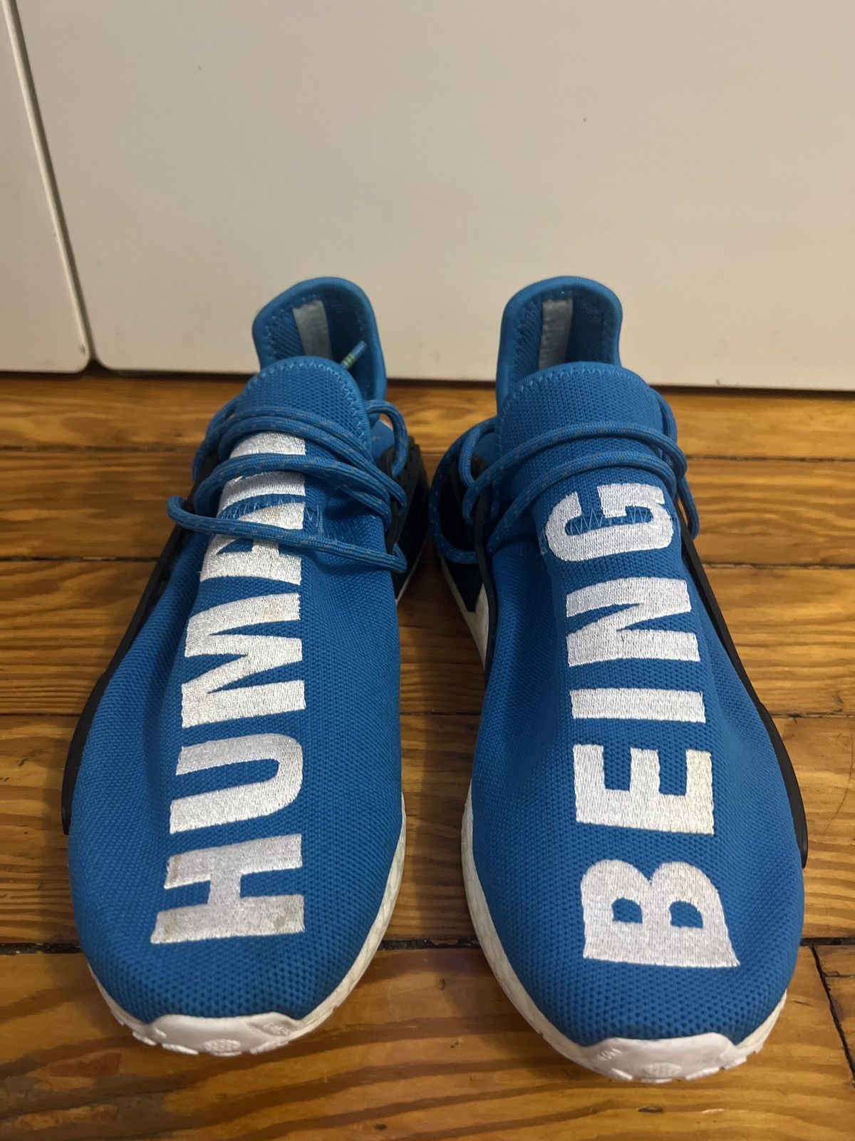 Adidas × Pharrell Pharrell Human race sharp blue Size US 9 / EU 42 - 3 Thumbnail