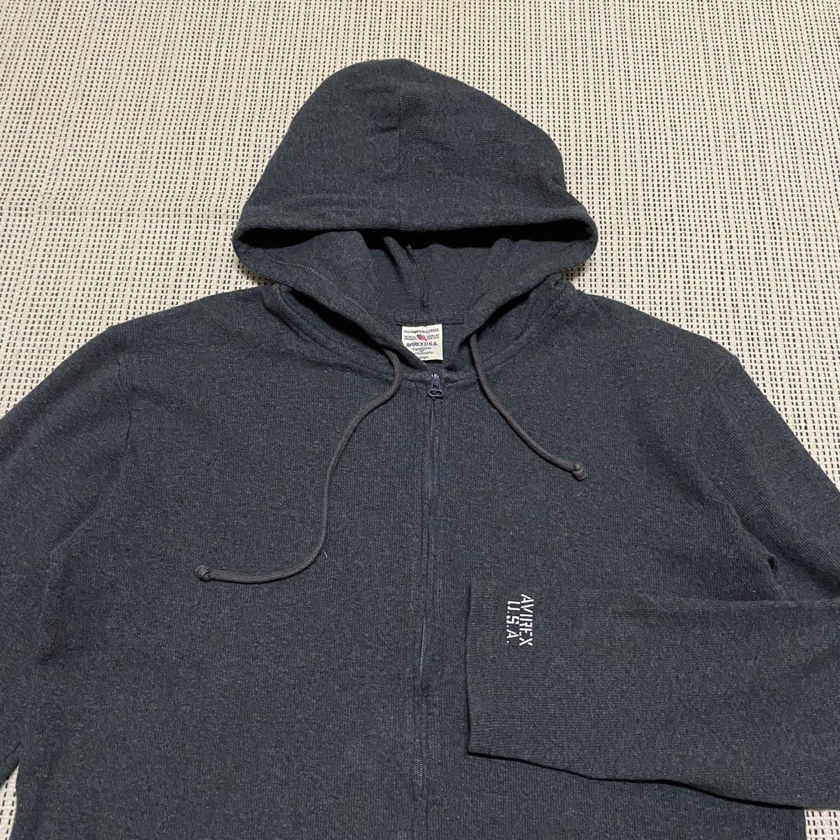 Vintage Avirex USA Tactical Zipper Hoodie Military Army