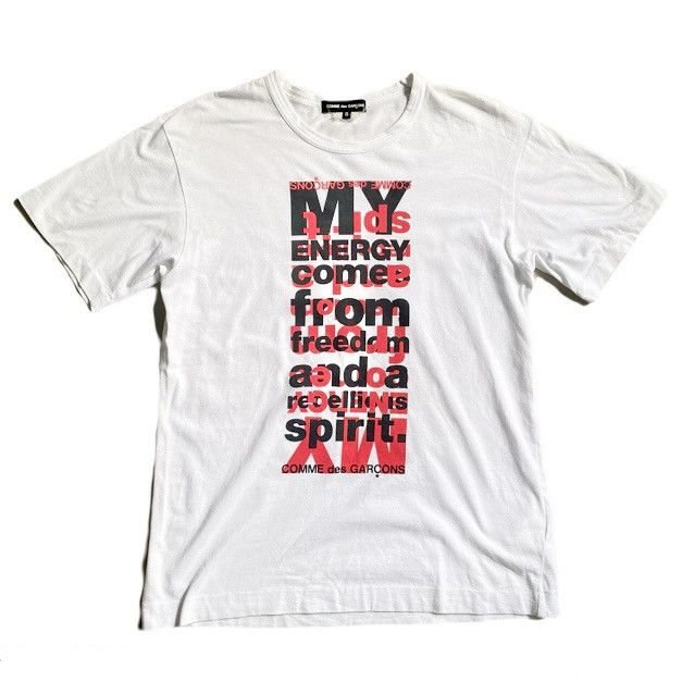 Comme des Garcons My Energy Come From a Freedom and Rebellions