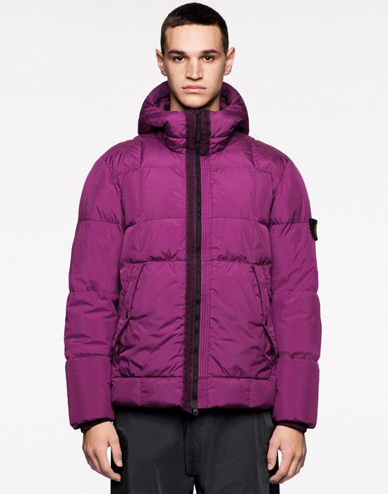 Stone island crinkle reps ny jacket pink online