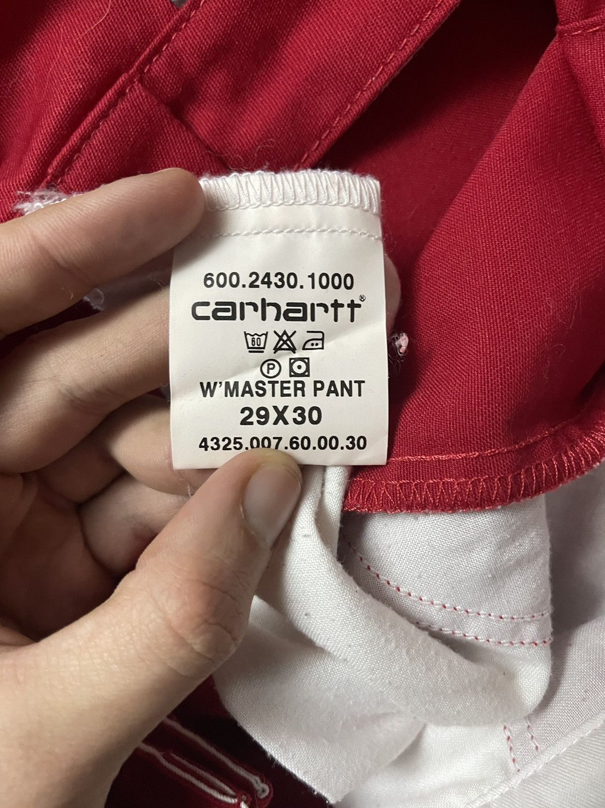 Carhartt × Carhartt Wip Carhartt red pants Size US 30 / EU 46 - 6 Thumbnail