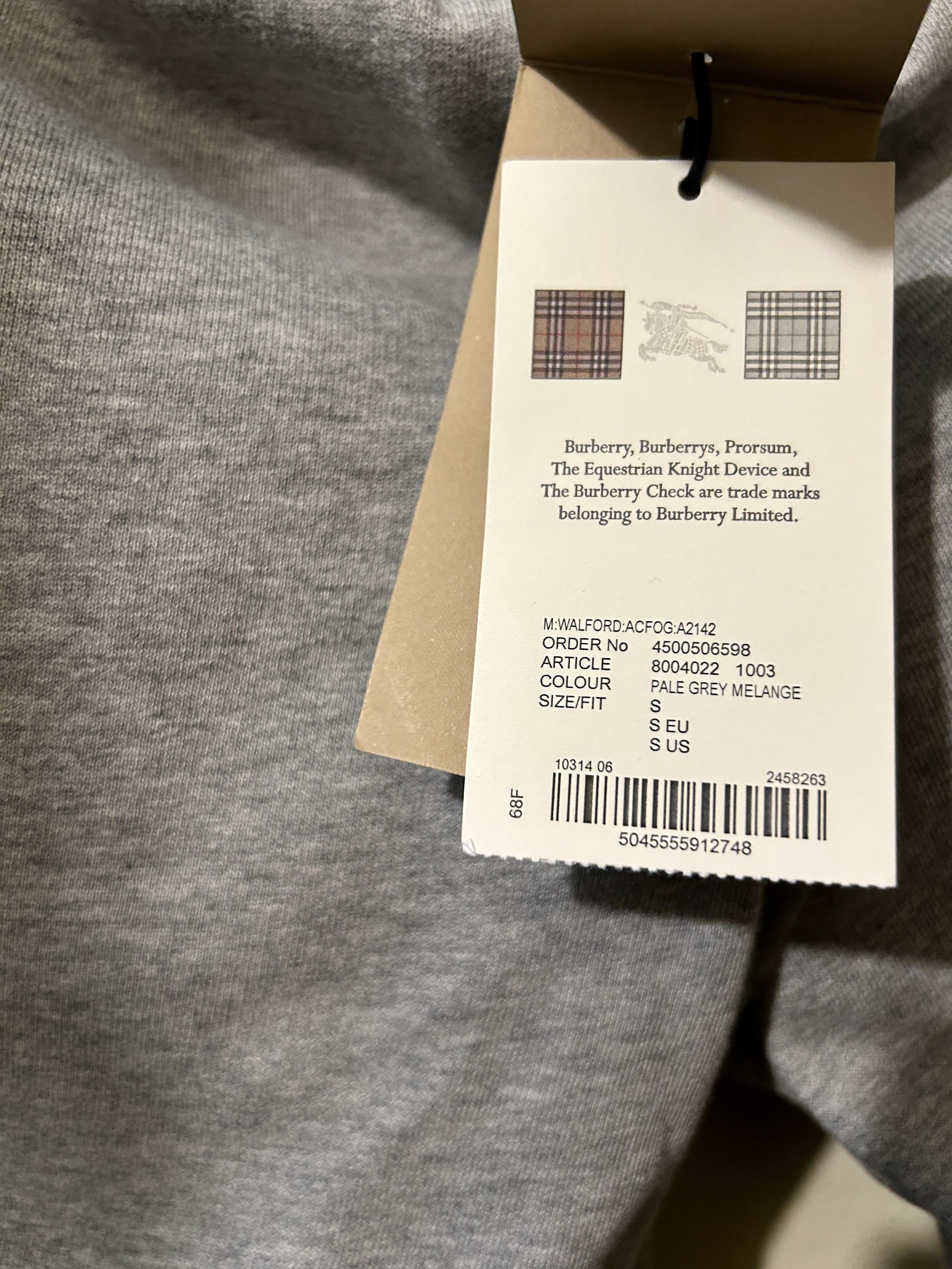 Burberry Burberry London Grey Emboidered patch sweatpants Size US 30 / EU 46 - 7 Thumbnail